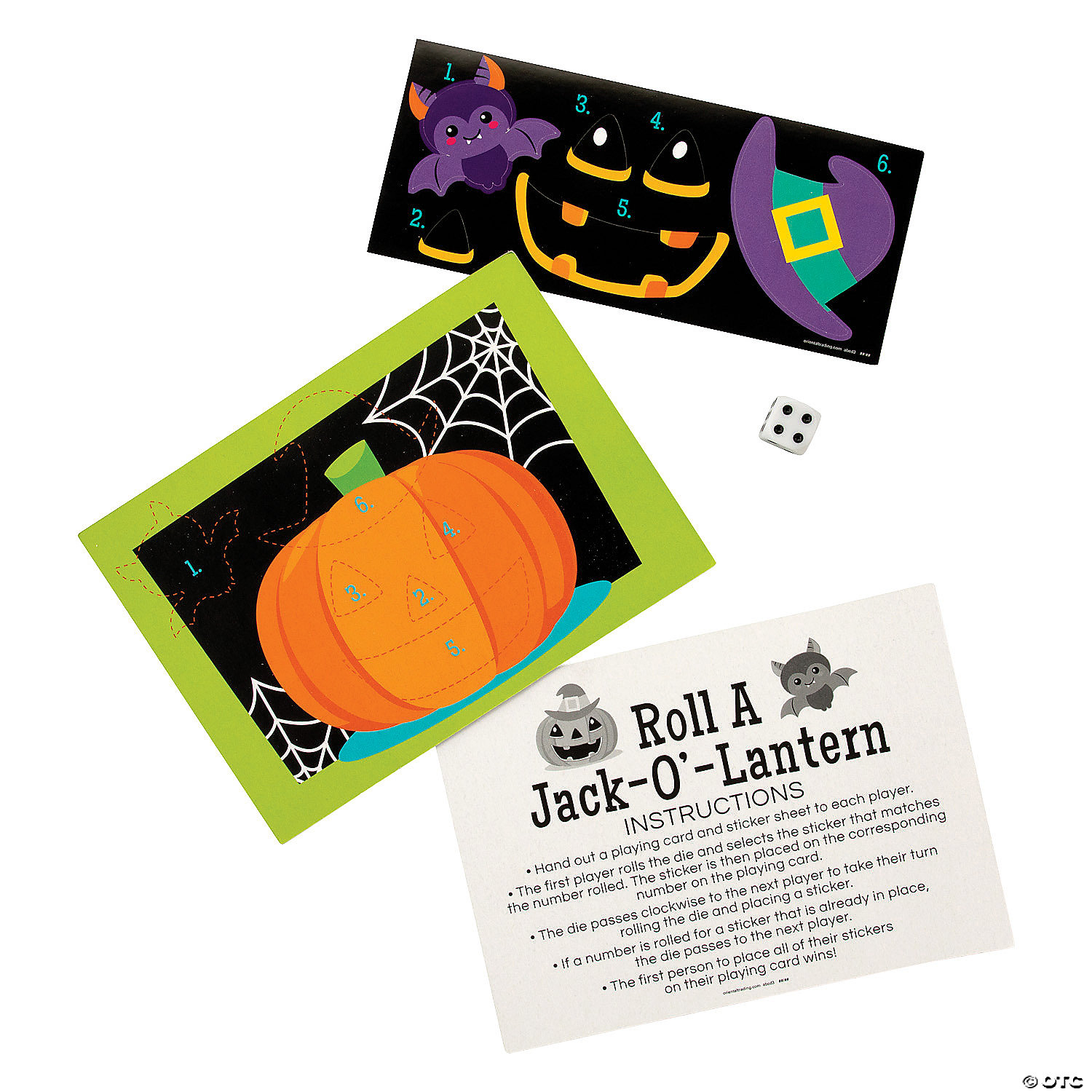 Build a Jack-O'-Lantern Dice Game | Oriental Trading