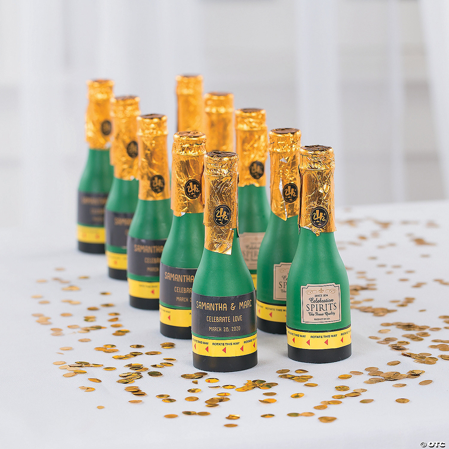 Uitvoeren Doorbraak bar Bulk 48 Pc. Mini Champagne Confetti Party Poppers | Oriental Trading