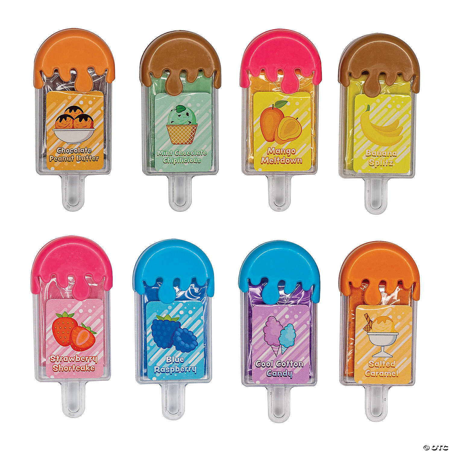Bulk 48 Pc. Scented Sundae Pops Kneaded Erasers Oriental Trading