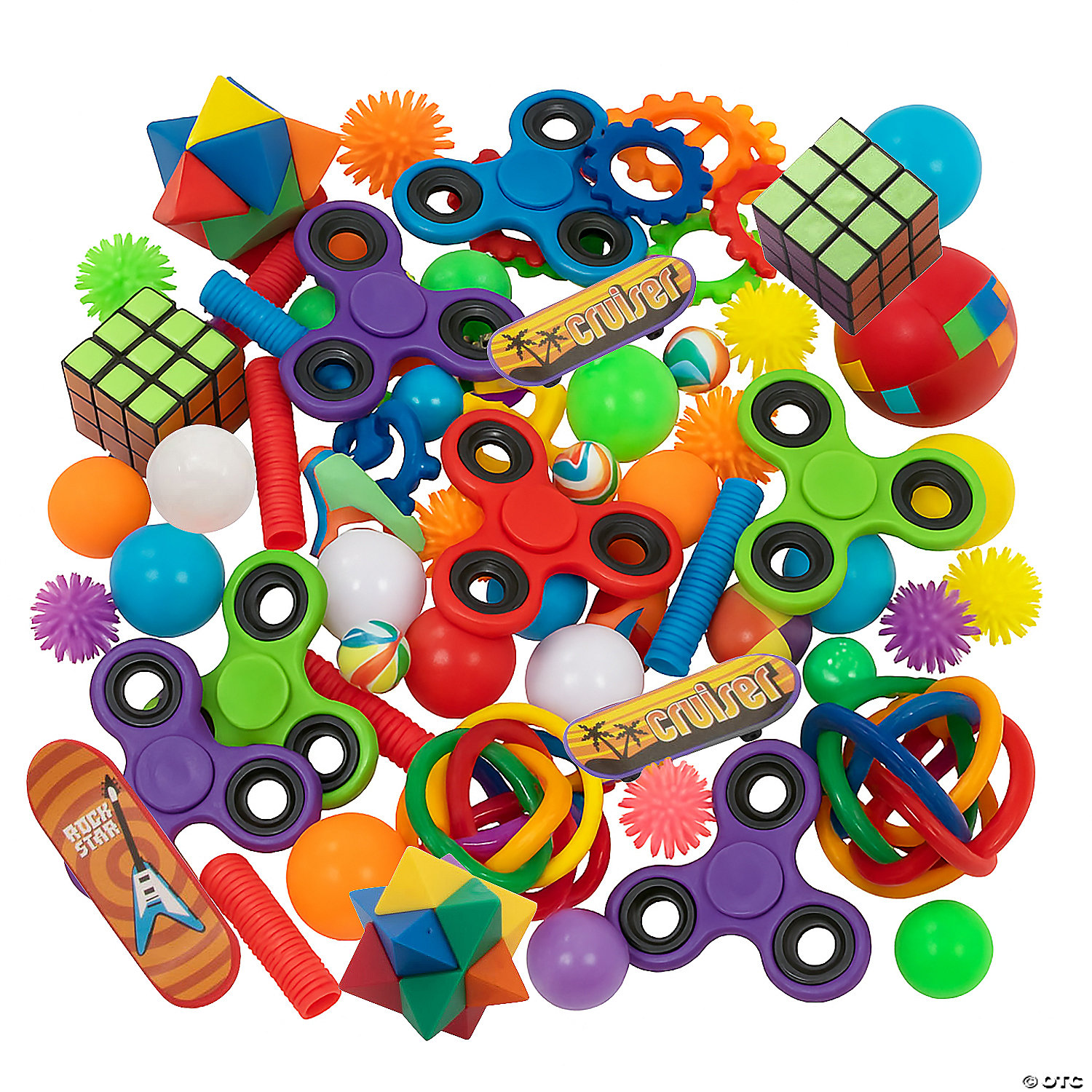 Bulk 50 Pc. Fidget Toy Assortment Oriental Trading
