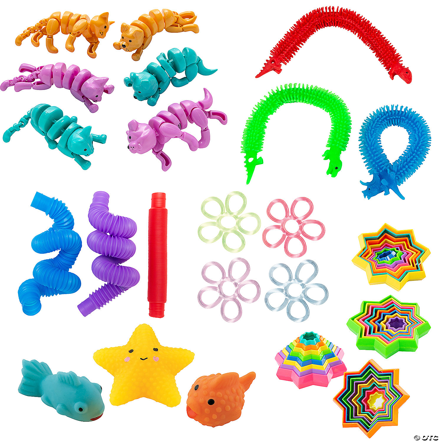 Bulk 60 Pc. Fidget Toy Assortment Oriental Trading