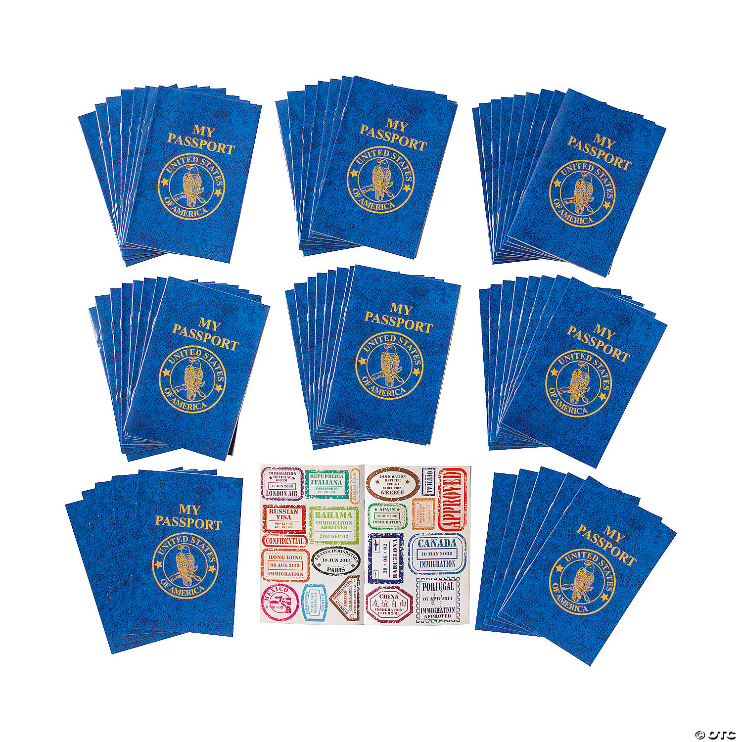 Bulk 60 Pc. My Passport Sticker Books