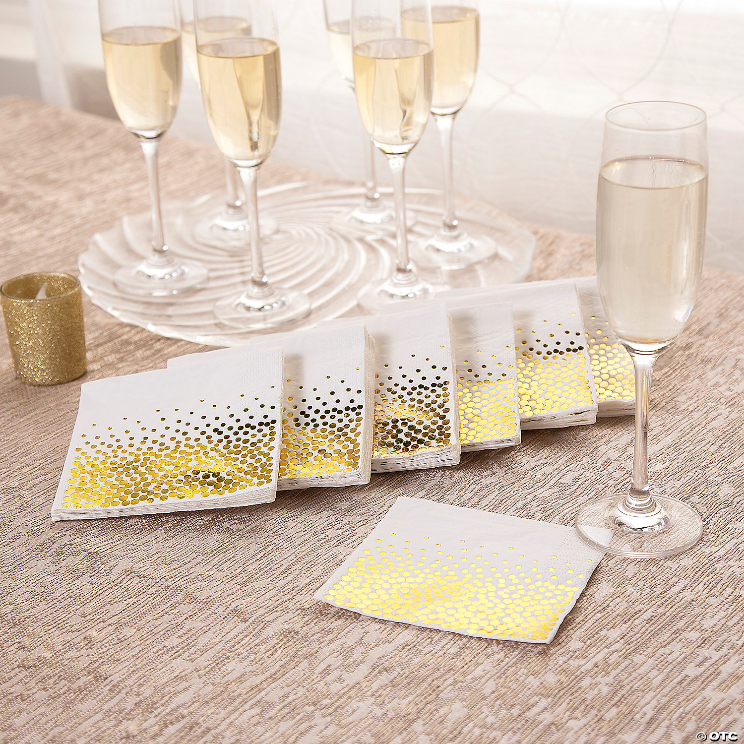 Bulk 96 Pc. Peacock Beverage Napkins