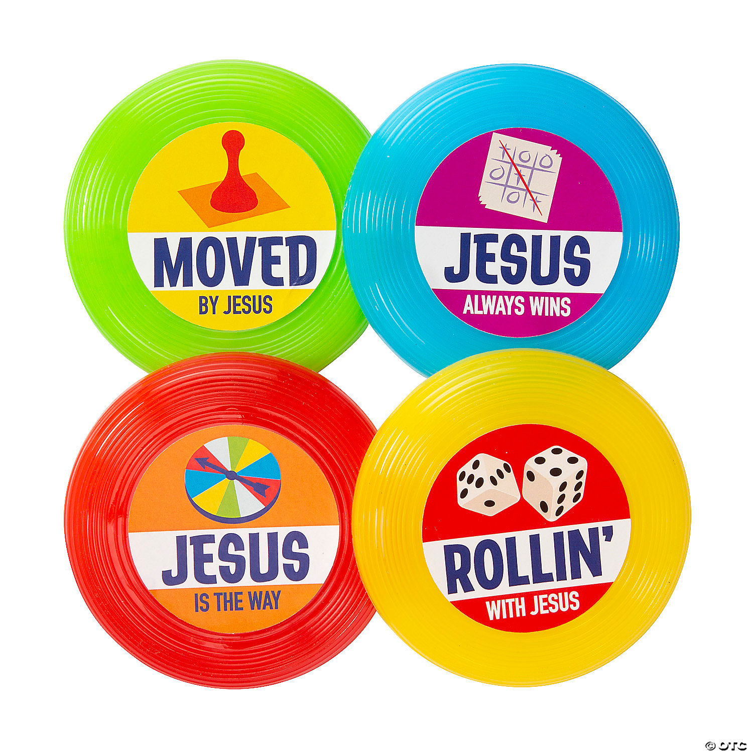 Bulk Board Game VBS Mini Flying Discs Fun Express