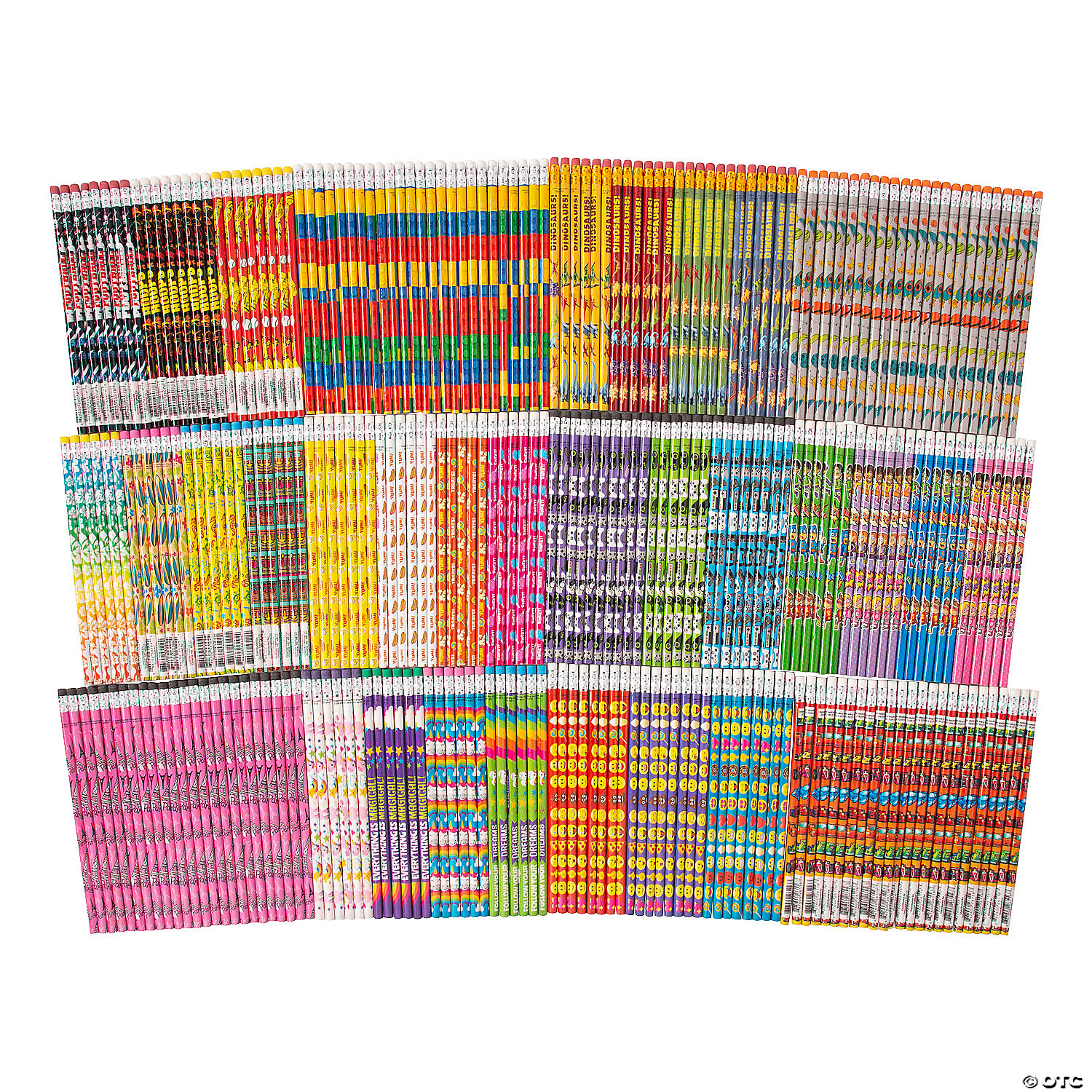 Bulk Valentine Heart Pencils in 288 Pack