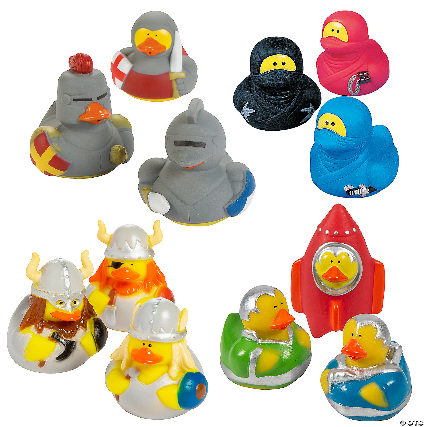 Bulk Warrior & Explorer Rubber Duck Assortment Kit | Fun Express
