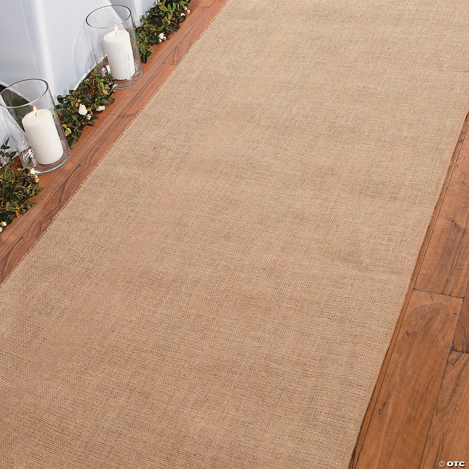 Burlap Aisle Runner | Oriental Trading