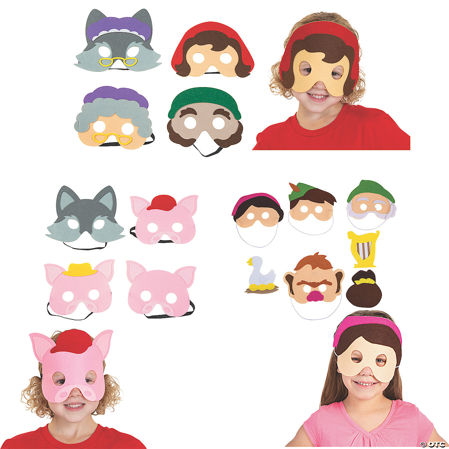 Color Your Own Farm Animal Masks