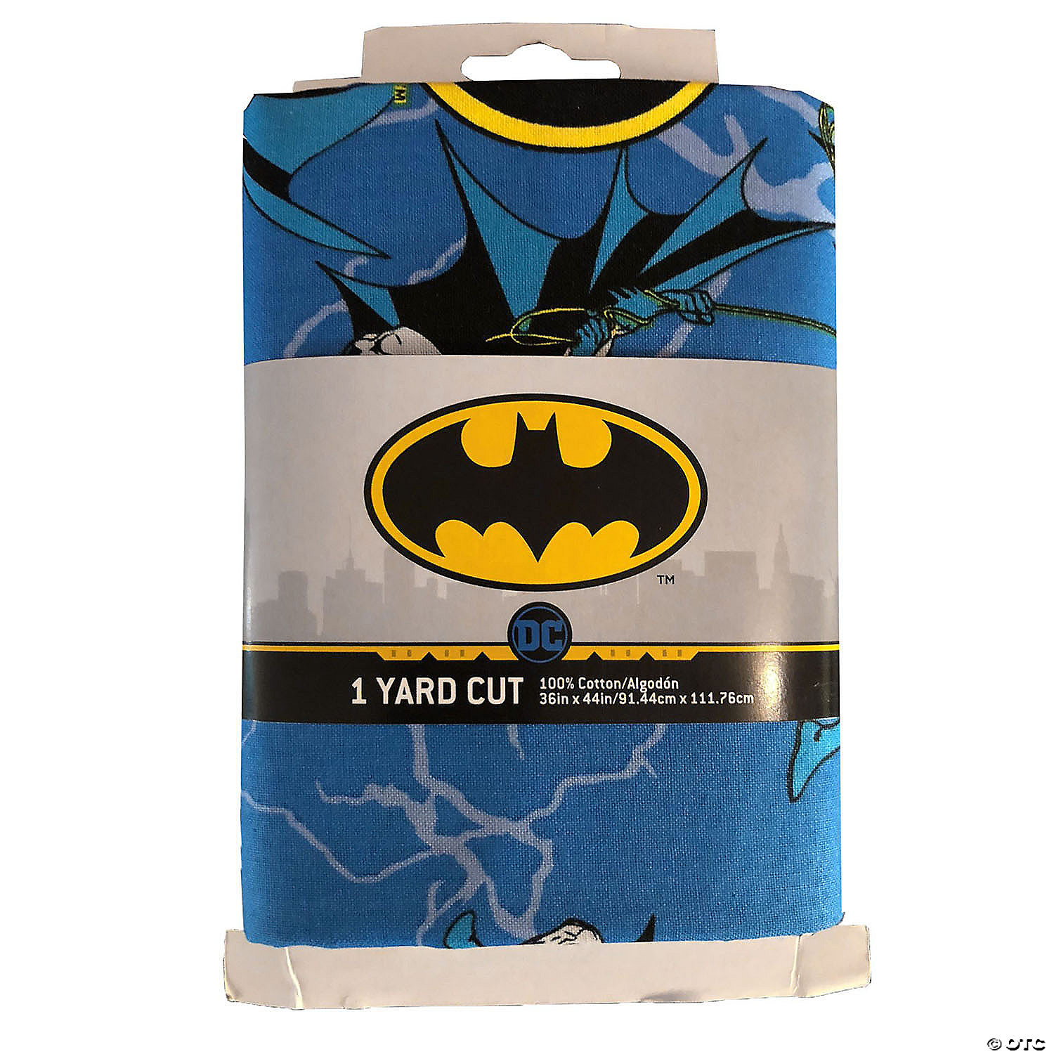 Camelot Cotton Fabrics DC Comics Precut Yard Batman Rope 4pc