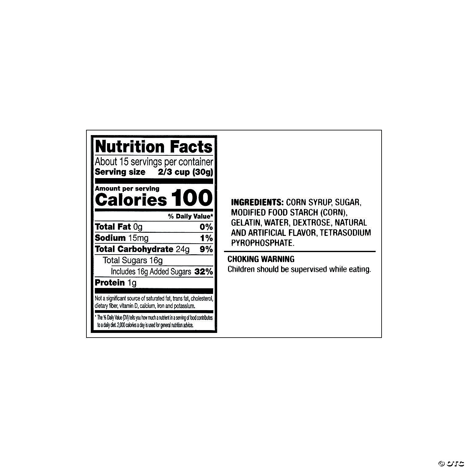 32 Mini Marshmallows Nutrition Label Labels Database 2020