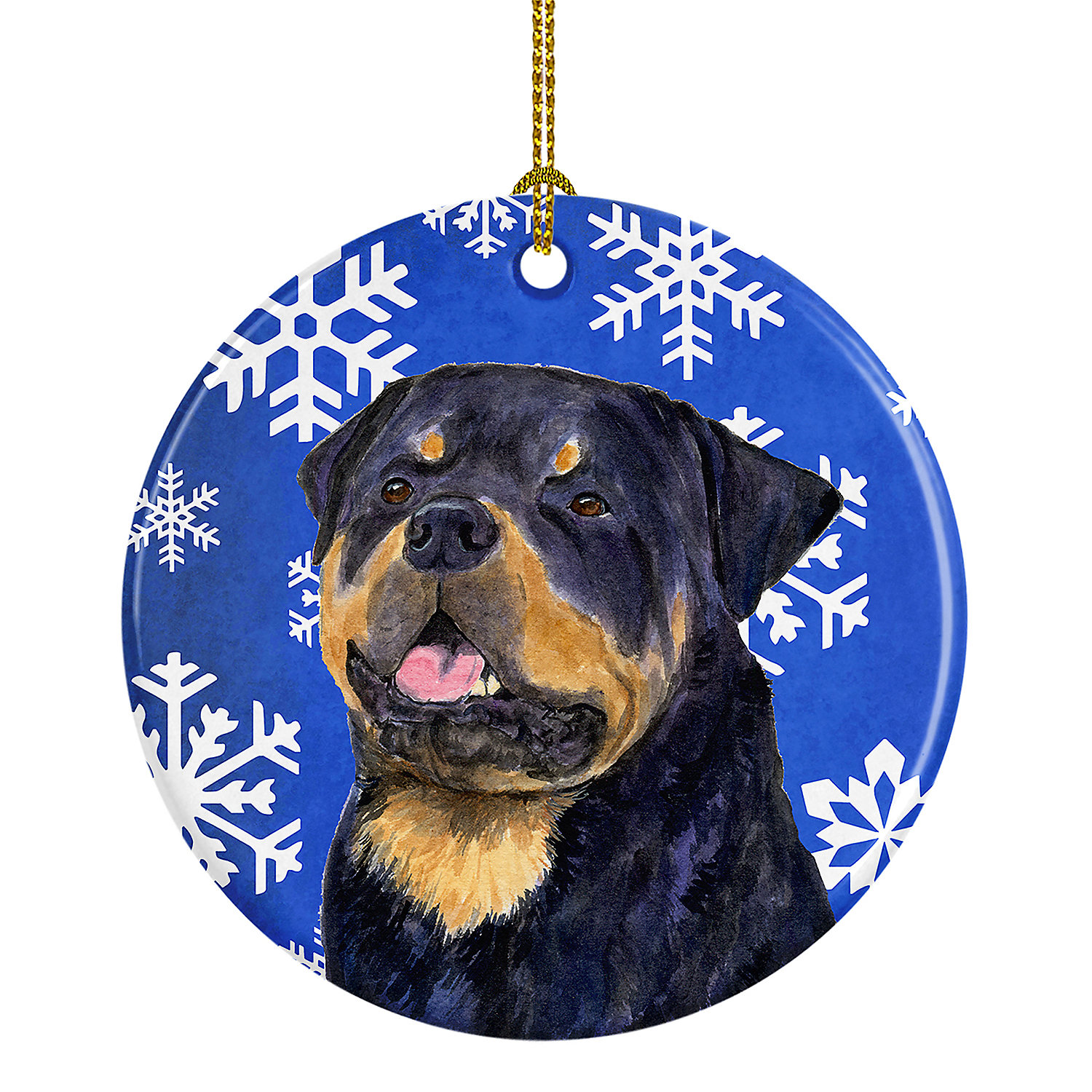 Caroline's Treasures, Christmas Ceramic Ornament, Dogs, Rottweiler,   | Oriental Trading