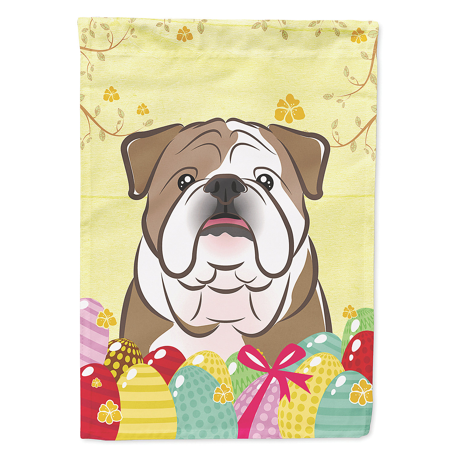 Caroline's Treasures BB1933CHF Chihuahua Easter Egg Hunt Flag Canvas House Size Multicolor Large