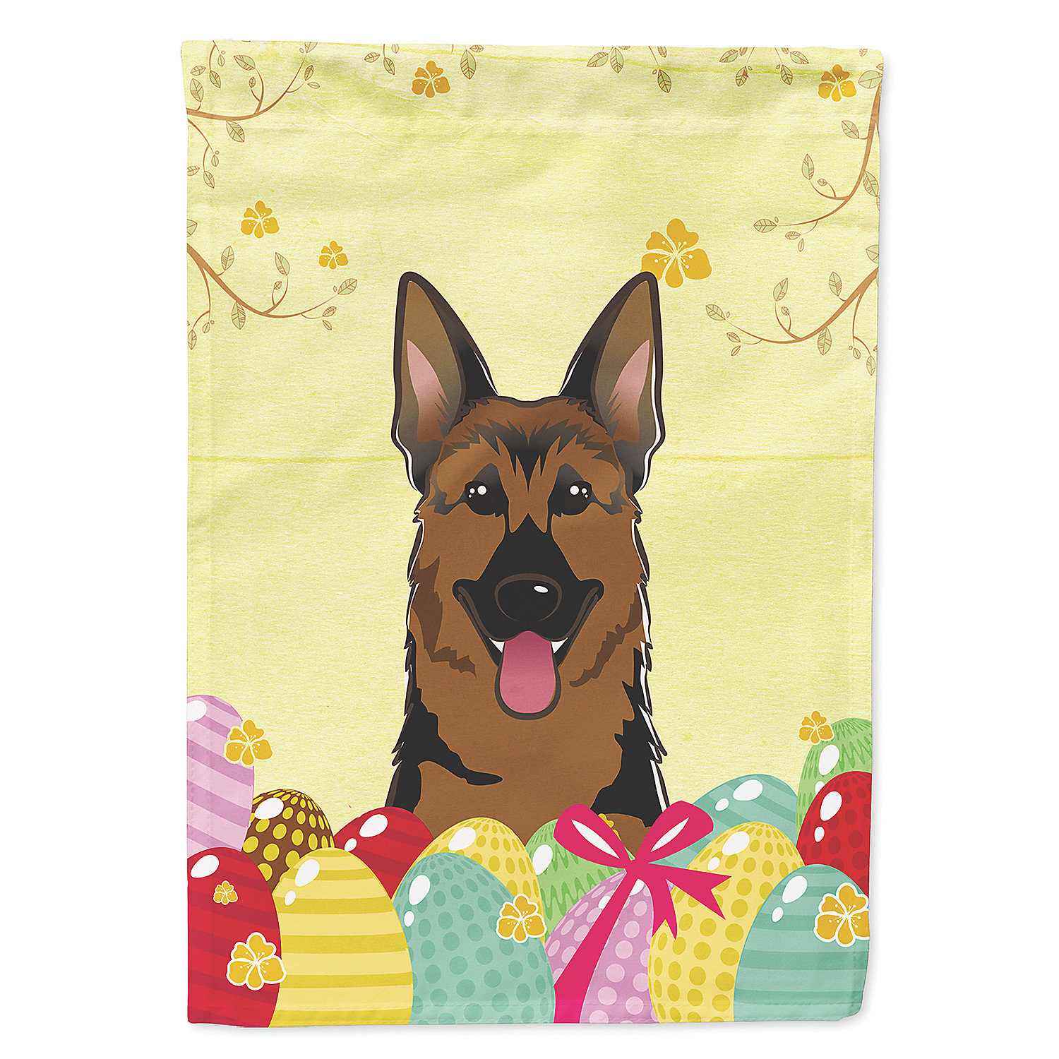 Caroline's Treasures BB1933CHF Chihuahua Easter Egg Hunt Flag Canvas House Size Multicolor Large