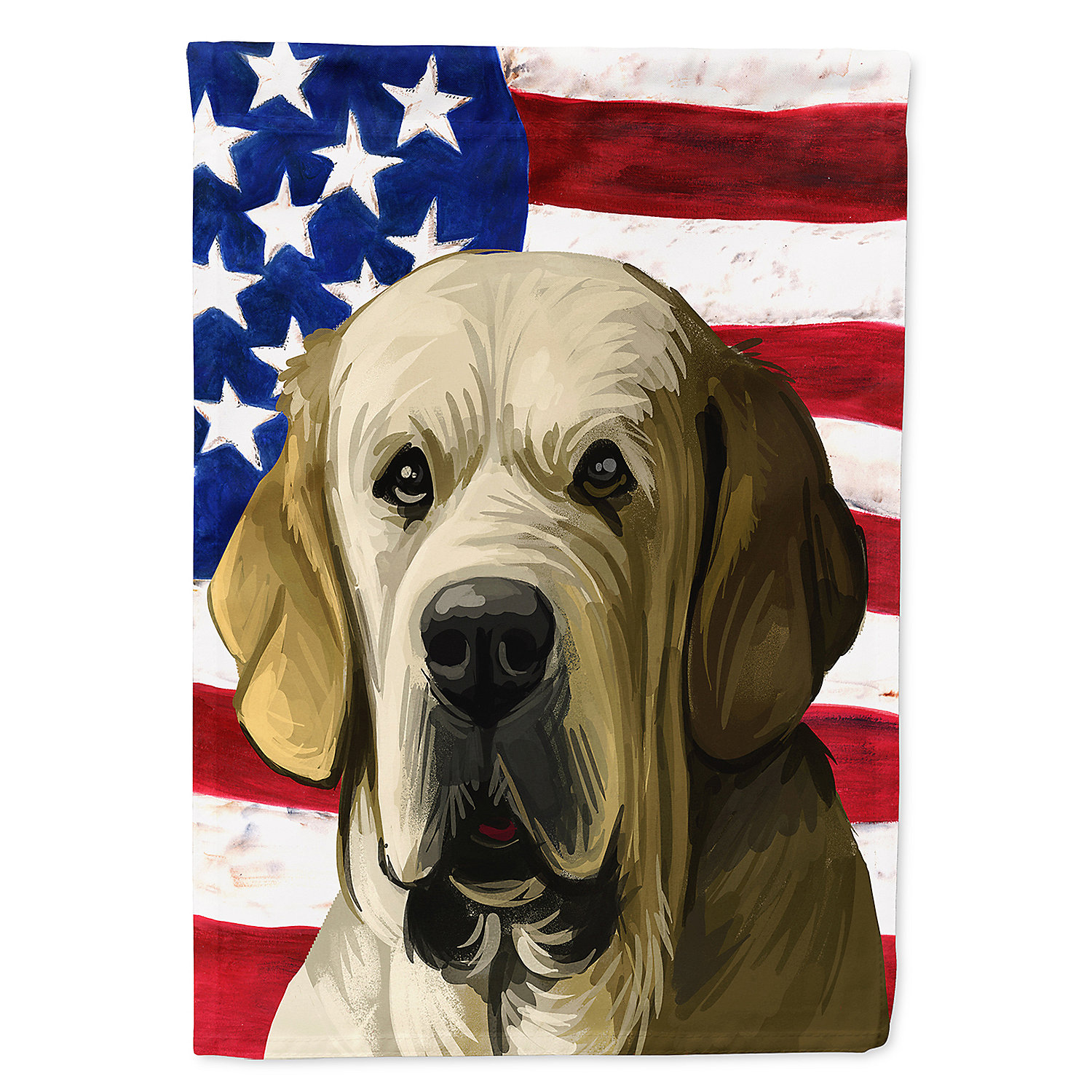 Caroline's Treasures Spanish Mastiff Dog American Flag Flag Garden Size,   x , Dogs | Oriental Trading