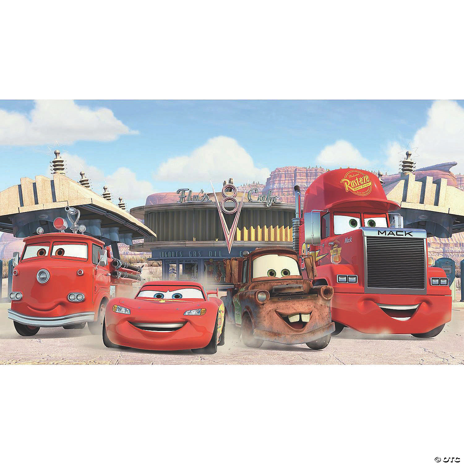 Cars Friends To Finish Prepasted Wallpaper Mural