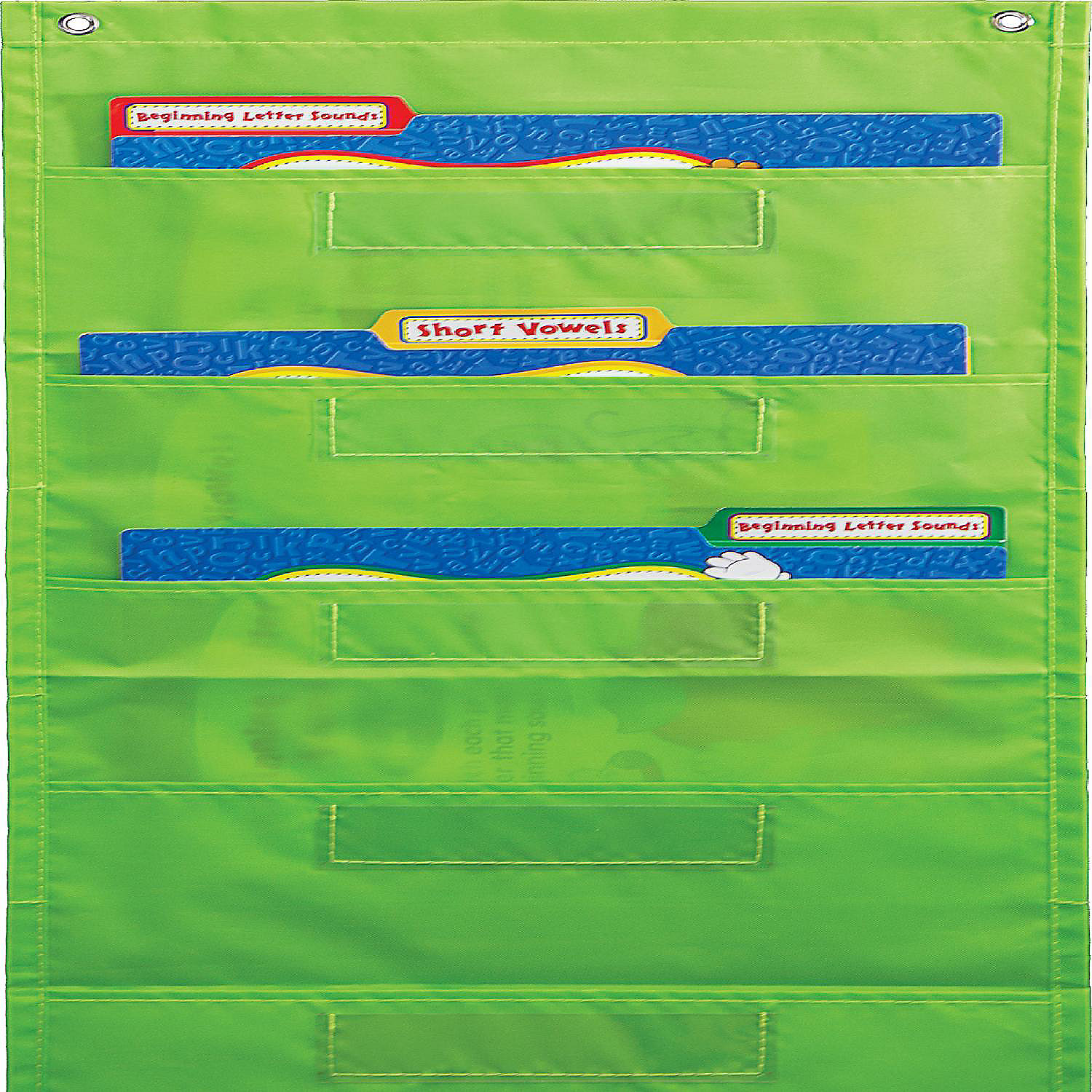 Carson Dellosa File Folder Storage Lime Pocket Chart Storage
