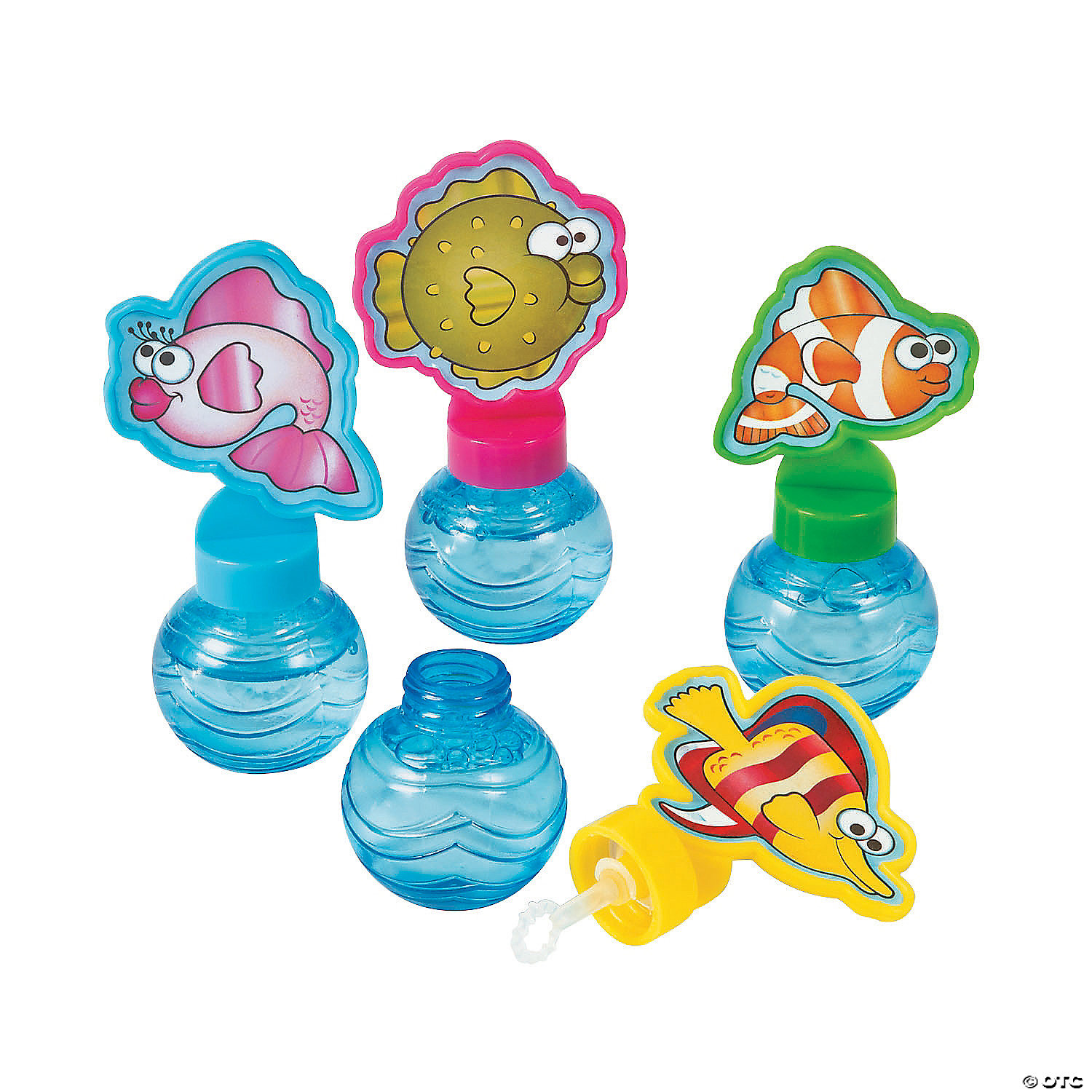 Cartoon Tropical Fish Round Bubble Bottles - Discontinued