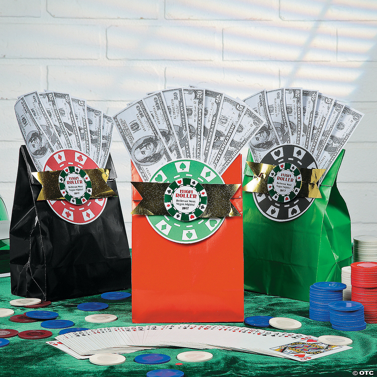 Personalized Gift Any age Chip Wrapper Casino Night Birthday Poker Night Casino Night Party Chip Bag