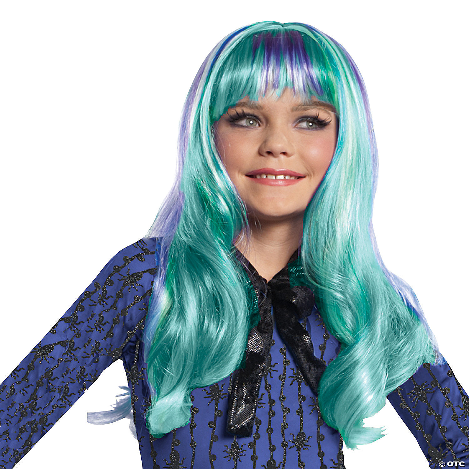 childs green wig