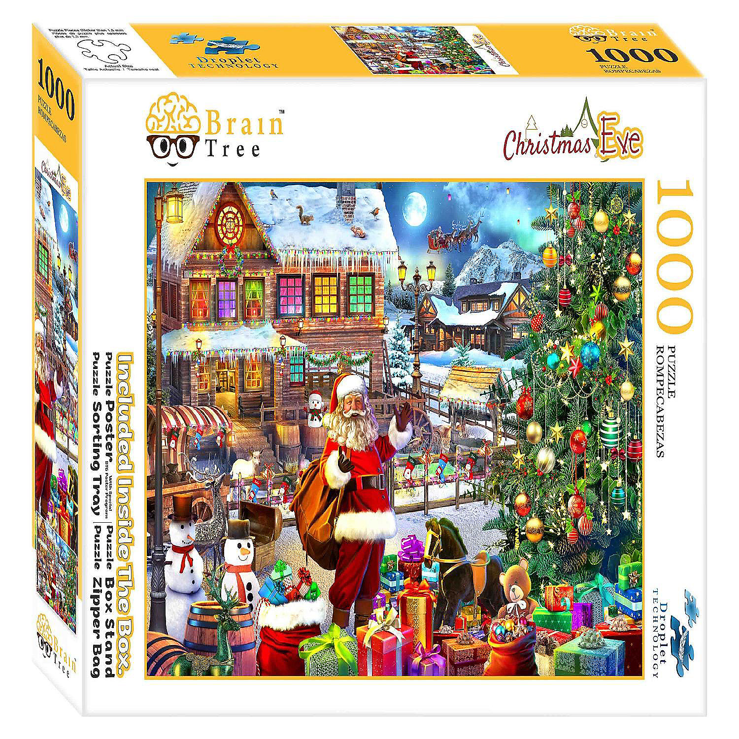 Christmas Eve Jigsaw Unique Puzzles for Adults - Premium Quality - 1000 ...