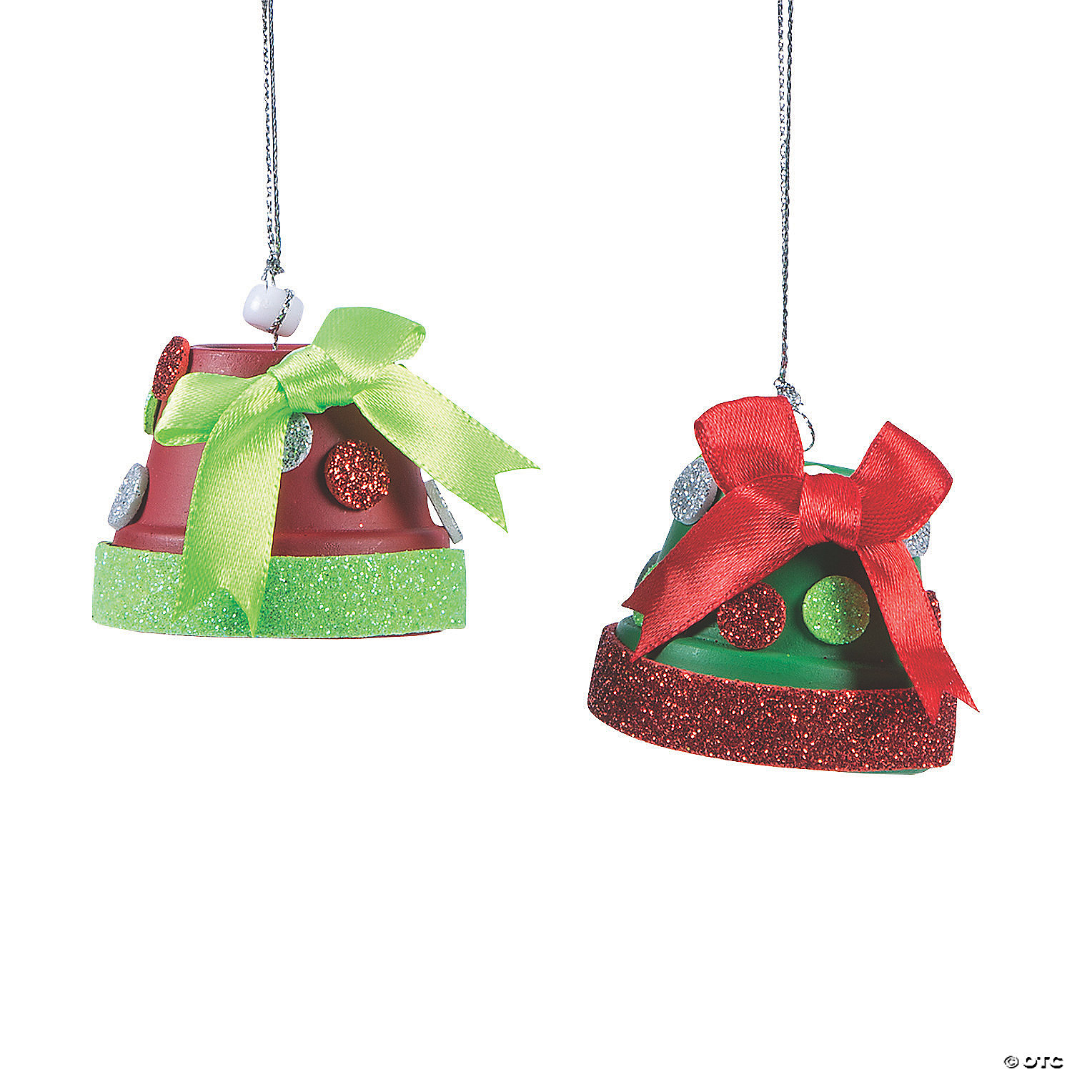 Download Christmas Flower Pot Bell Ornament Craft Kit Discontinued PSD Mockup Templates