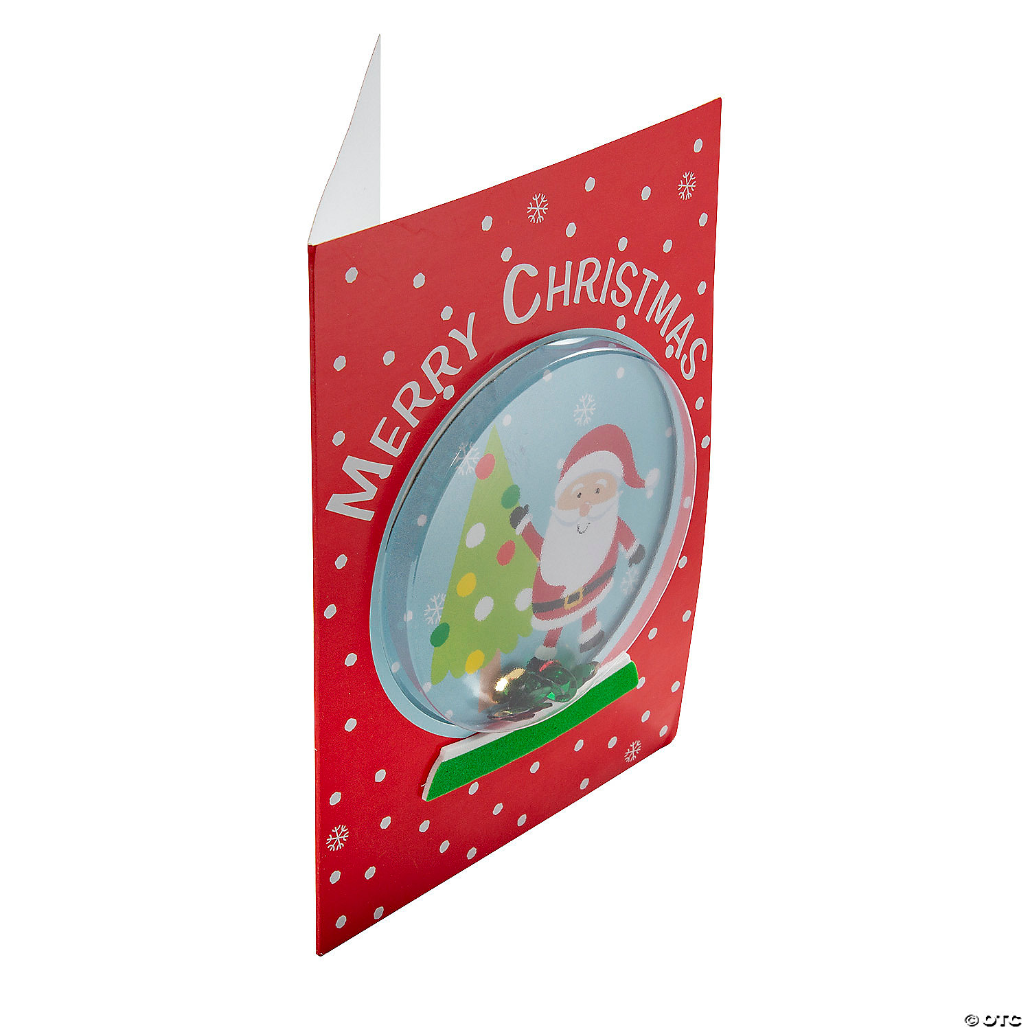 Download Christmas Snow Globe Card Craft Kit Oriental Trading PSD Mockup Templates