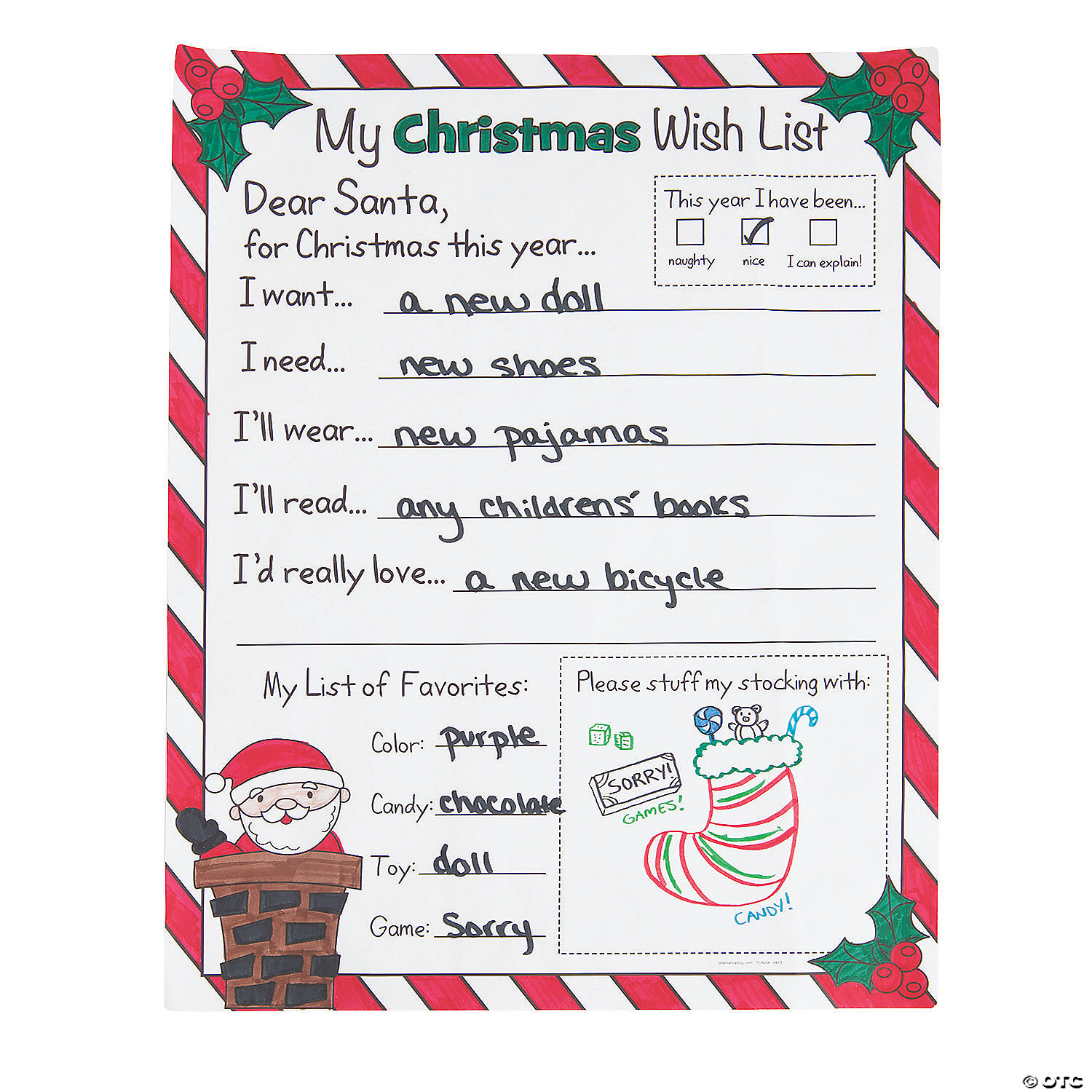 List　Christmas　Fun　Express　Wish　Posters