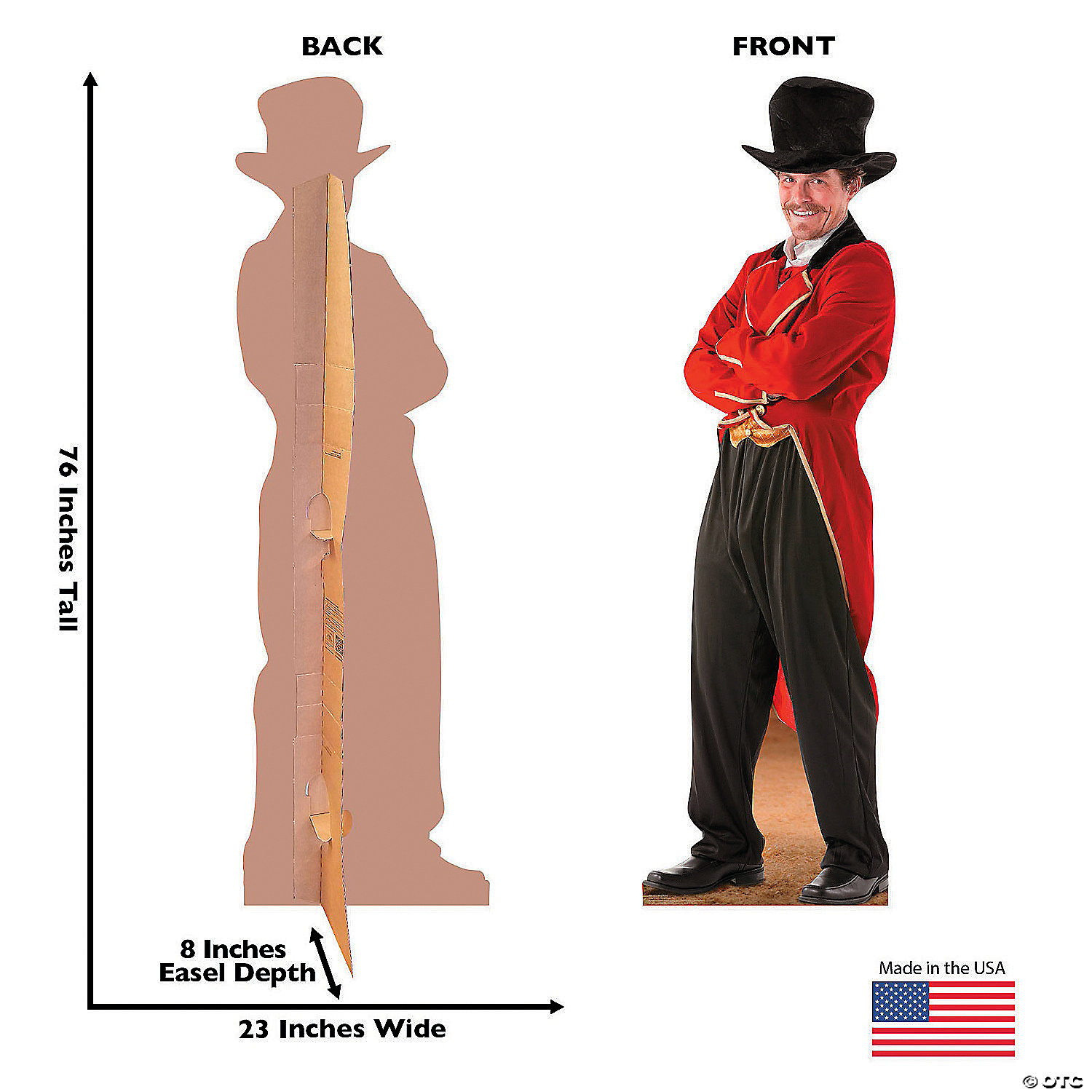 Circus Ringmaster Cardboard Stand-Up | Oriental Trading
