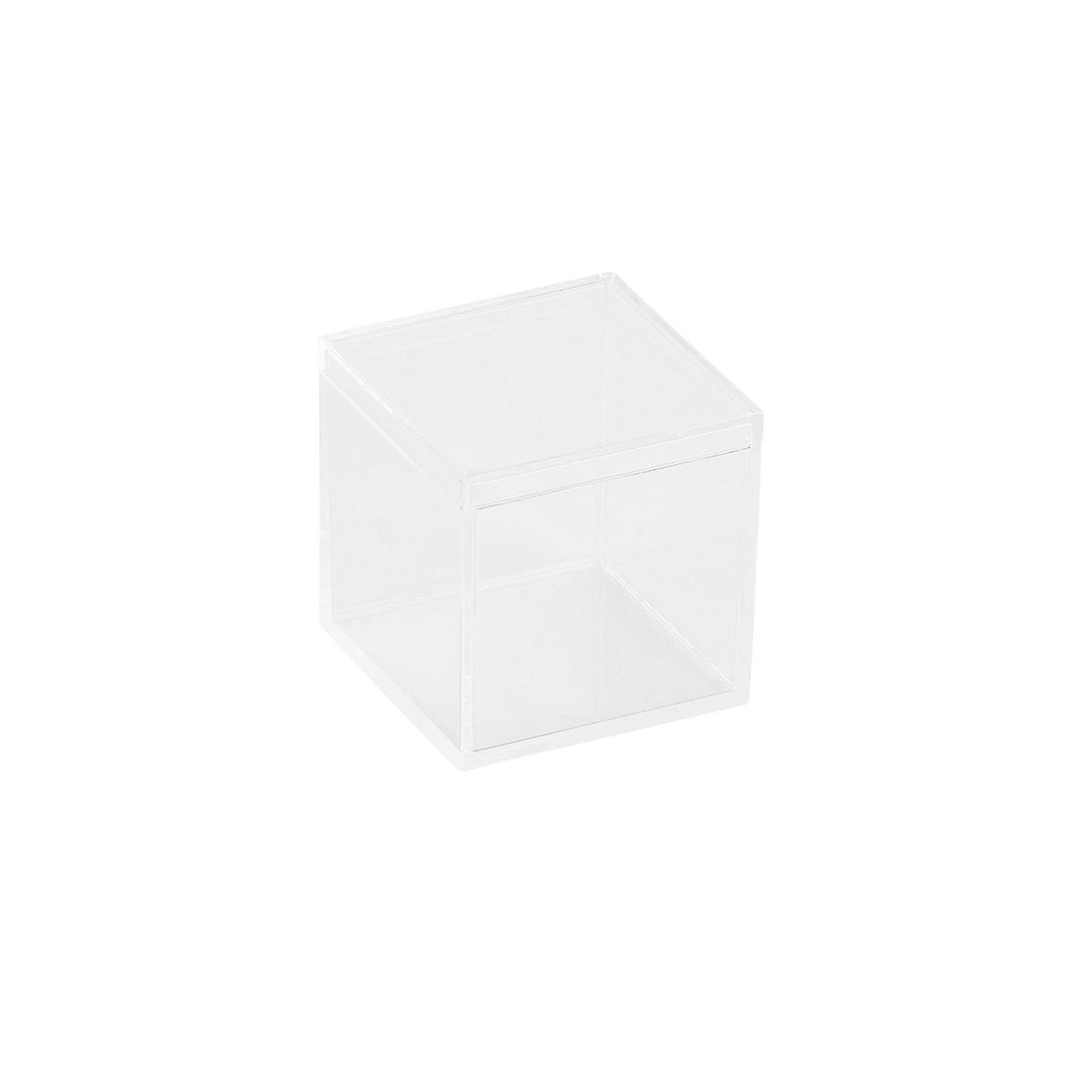 Clear Acrylic Boxes with Lid 1.75x1.75x1.75 Inches pack of 24 Storage ...