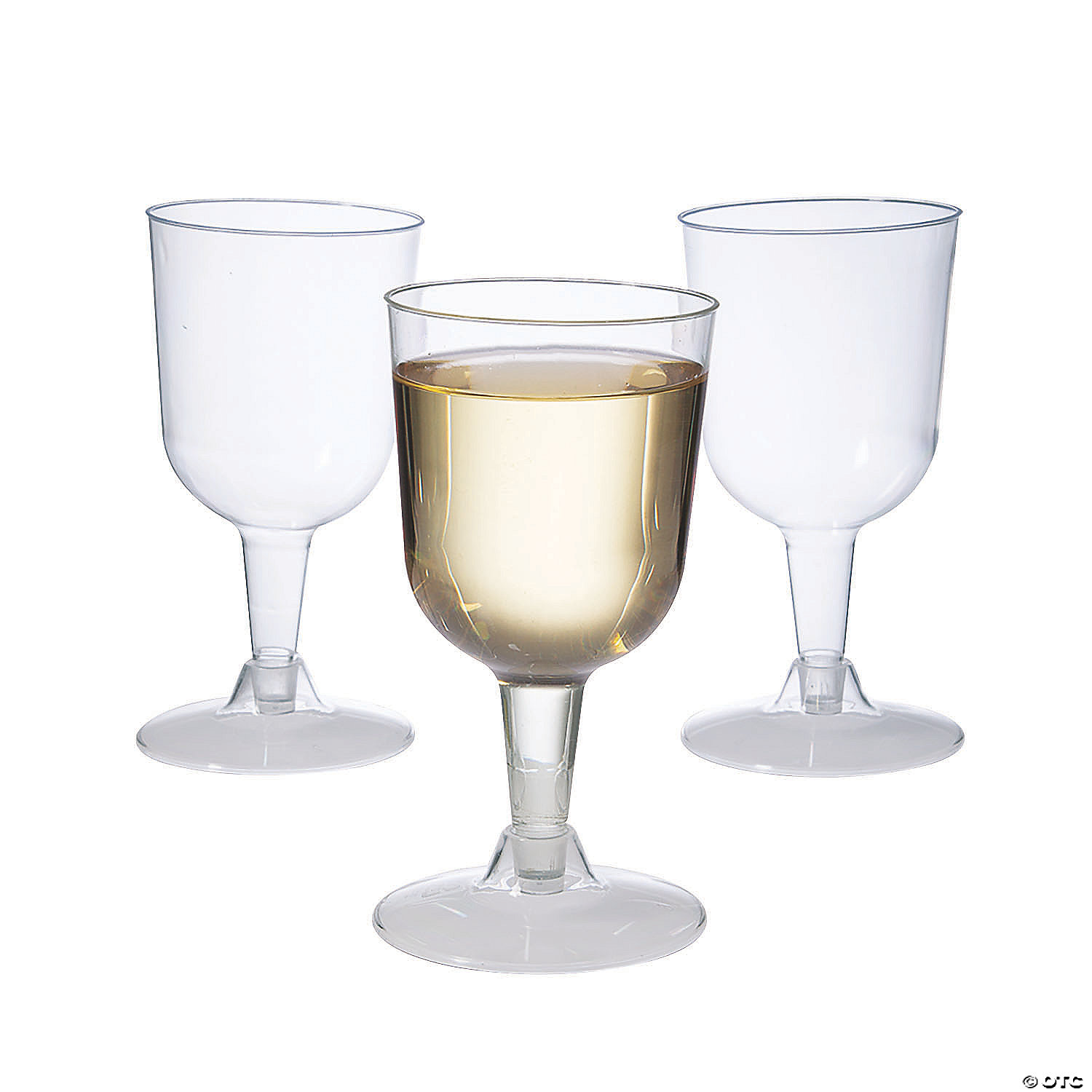 clear plastic wine glasses