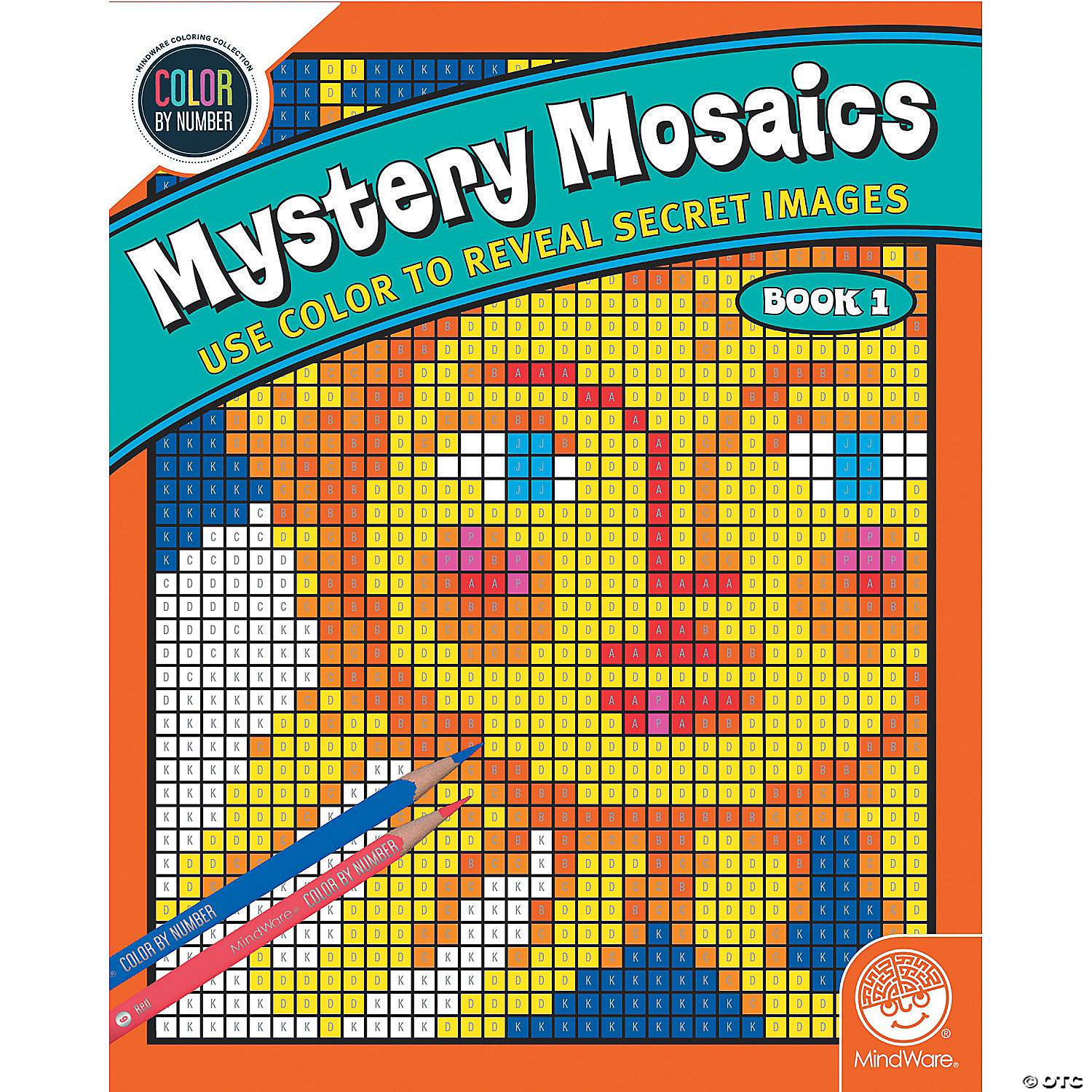 Color By Number Mystery Mosaics Book 21   MindWare