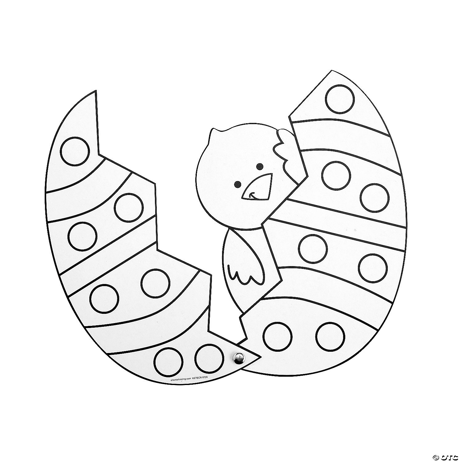 Color Your Own Jointed Hatching Easter Eggs Oriental Trading usd