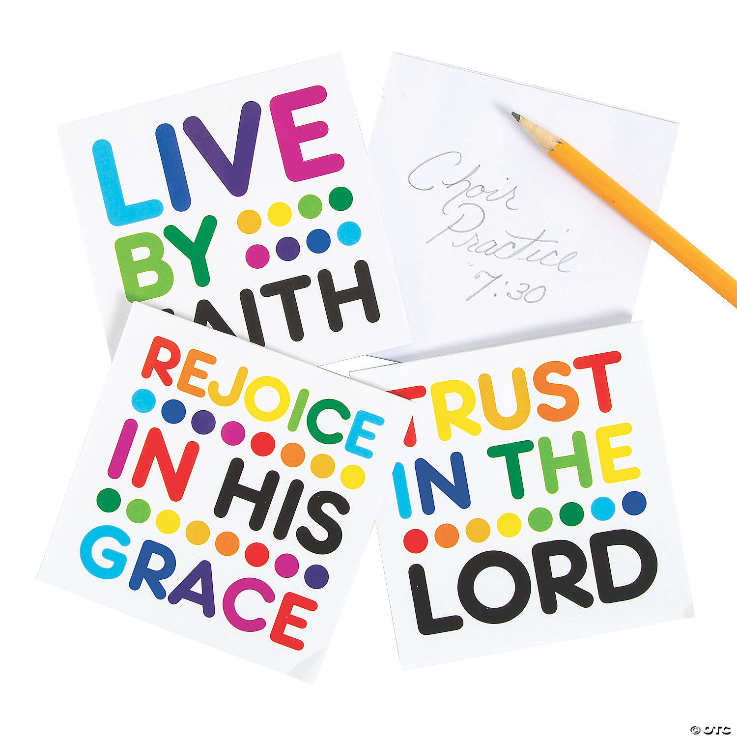 Colorful Bible Verse Notepads - 24 Pc.