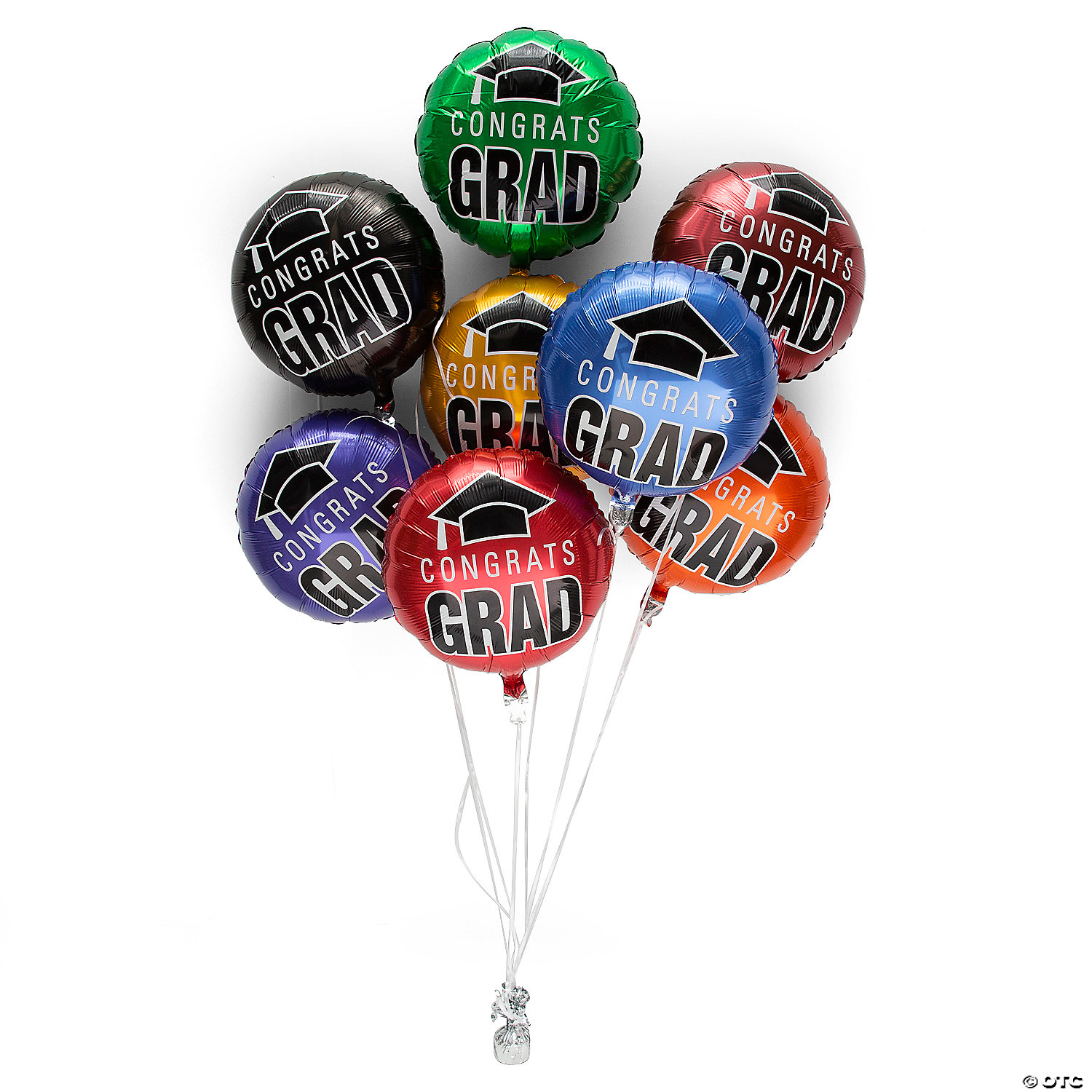 Package of 10 12" Graduation 'Congrats You Did It' Latex Balloons