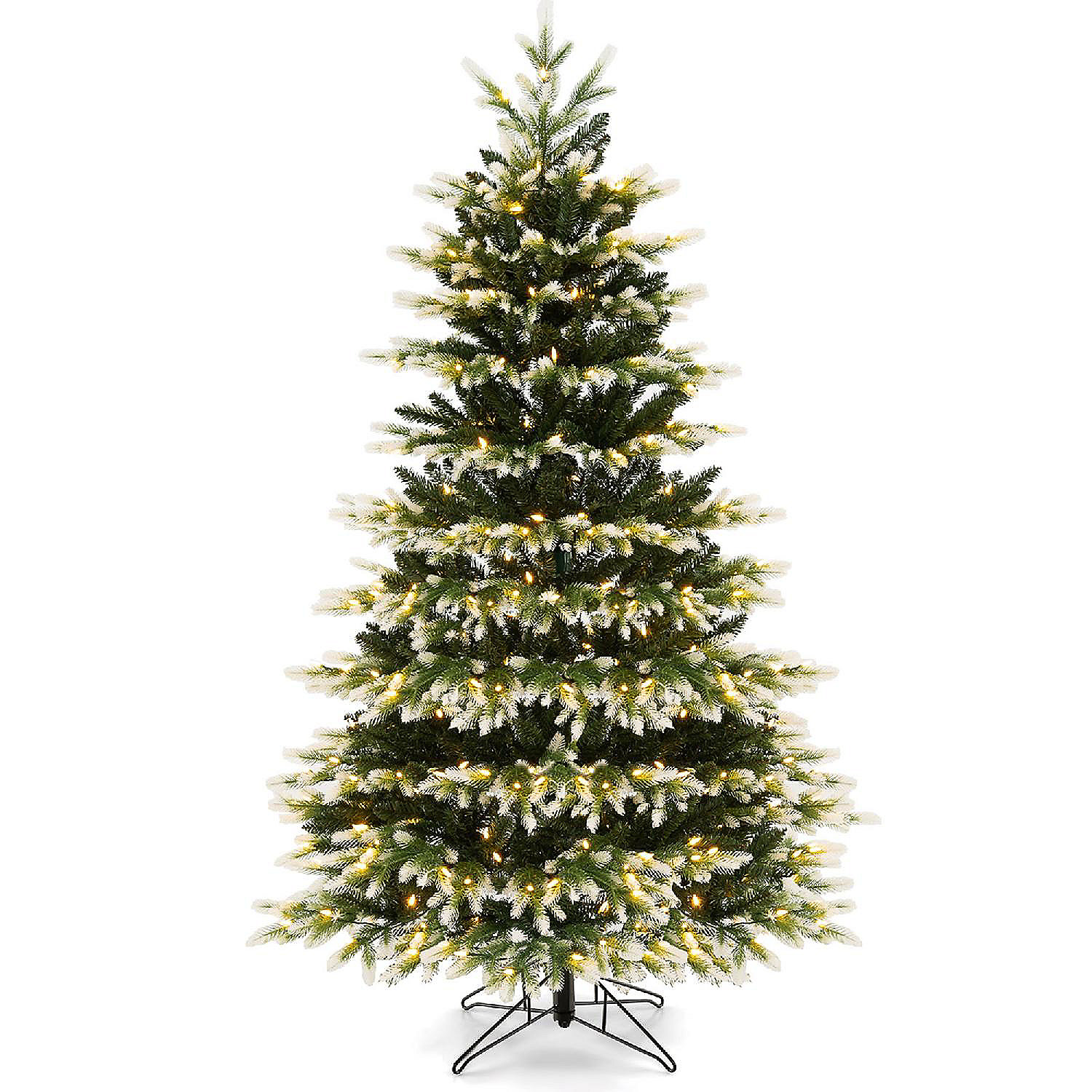 Costway 6 FT PreLit Christmas Tree 3 Modes Hinged with Quick Power