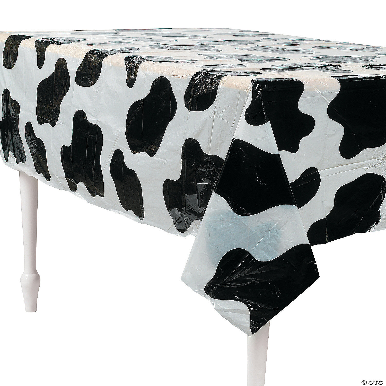 Plastic Cow Table Cover Table Decoration for Farm Cow Barnyard Theme Birthday Baby Shower Party Farm Party Tablecloth Table Cover MEMOVAN 3pcs Cow Tablecloth Cow Party Tablecloth 