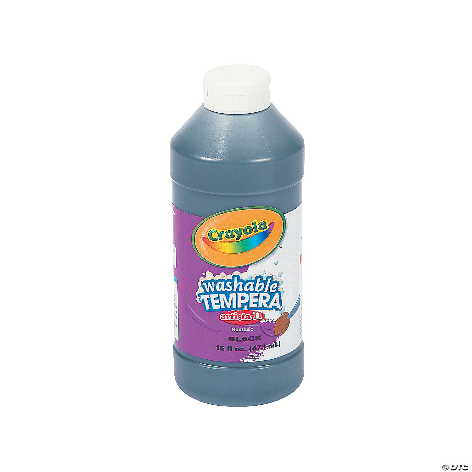 Crayola® Artista II Washable Black Tempera Paint - 16 oz.