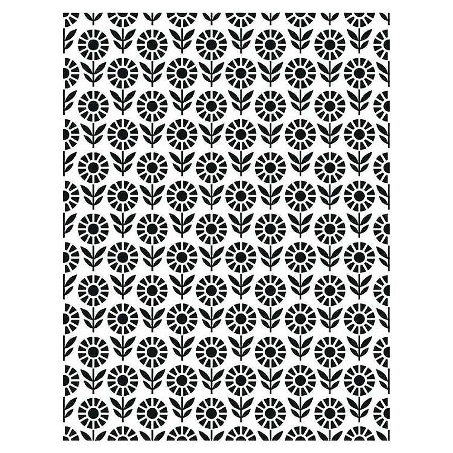 Creative Expressions Embossing Folder-Field of Flowers-5 3/4 x 7 1/2 inches 14.5 x 19 cm 