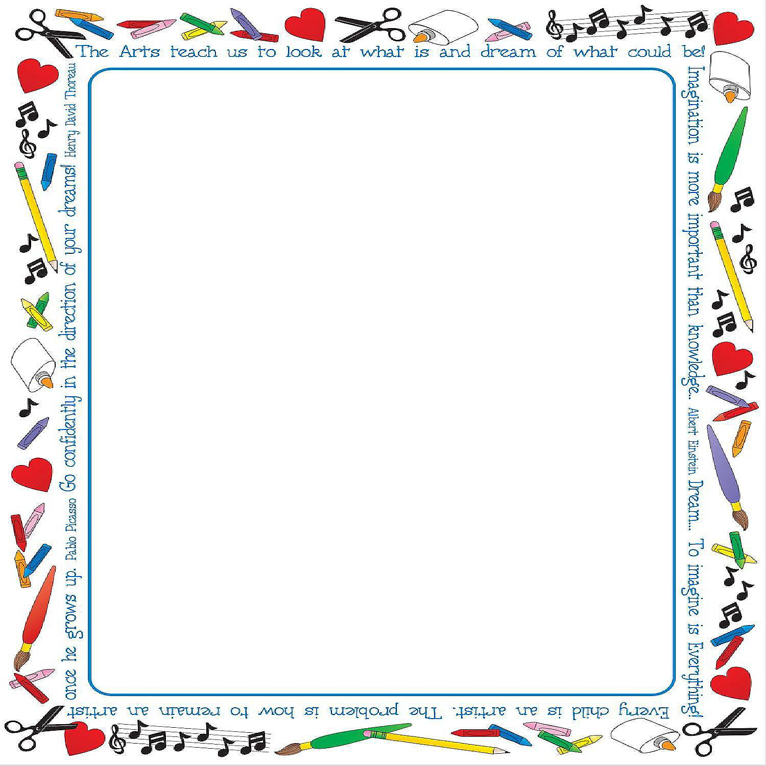 Creative Shapes Etc. Designer Paper Imagine (50 Sheet Package