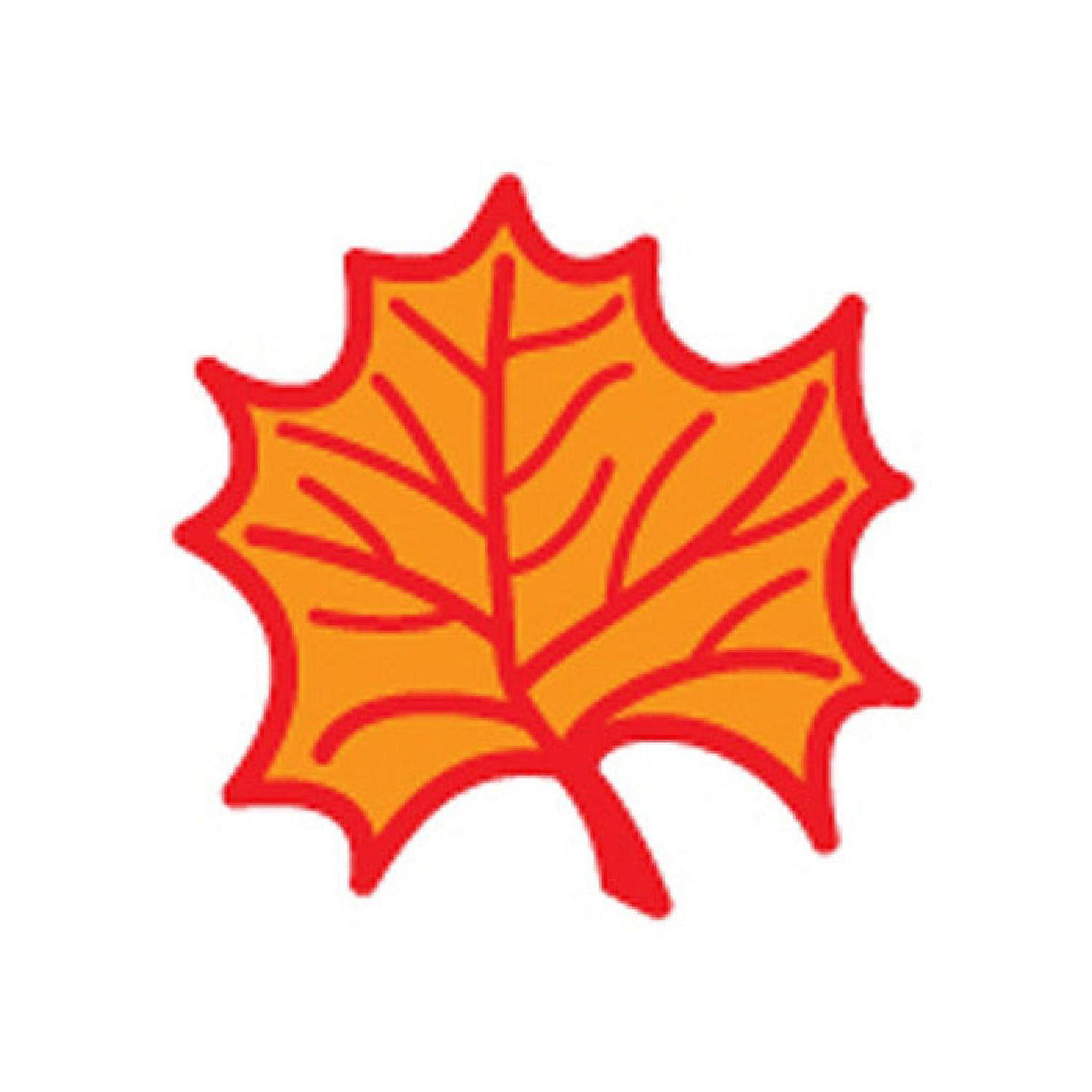 Creative Shapes Etc. Incentive Stamp Maple Leaf Oriental Trading