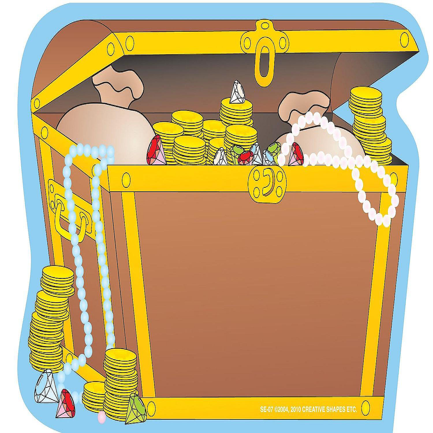 Creative Shapes Etc. - Large Notepad - Treasure Chest | Oriental Trading