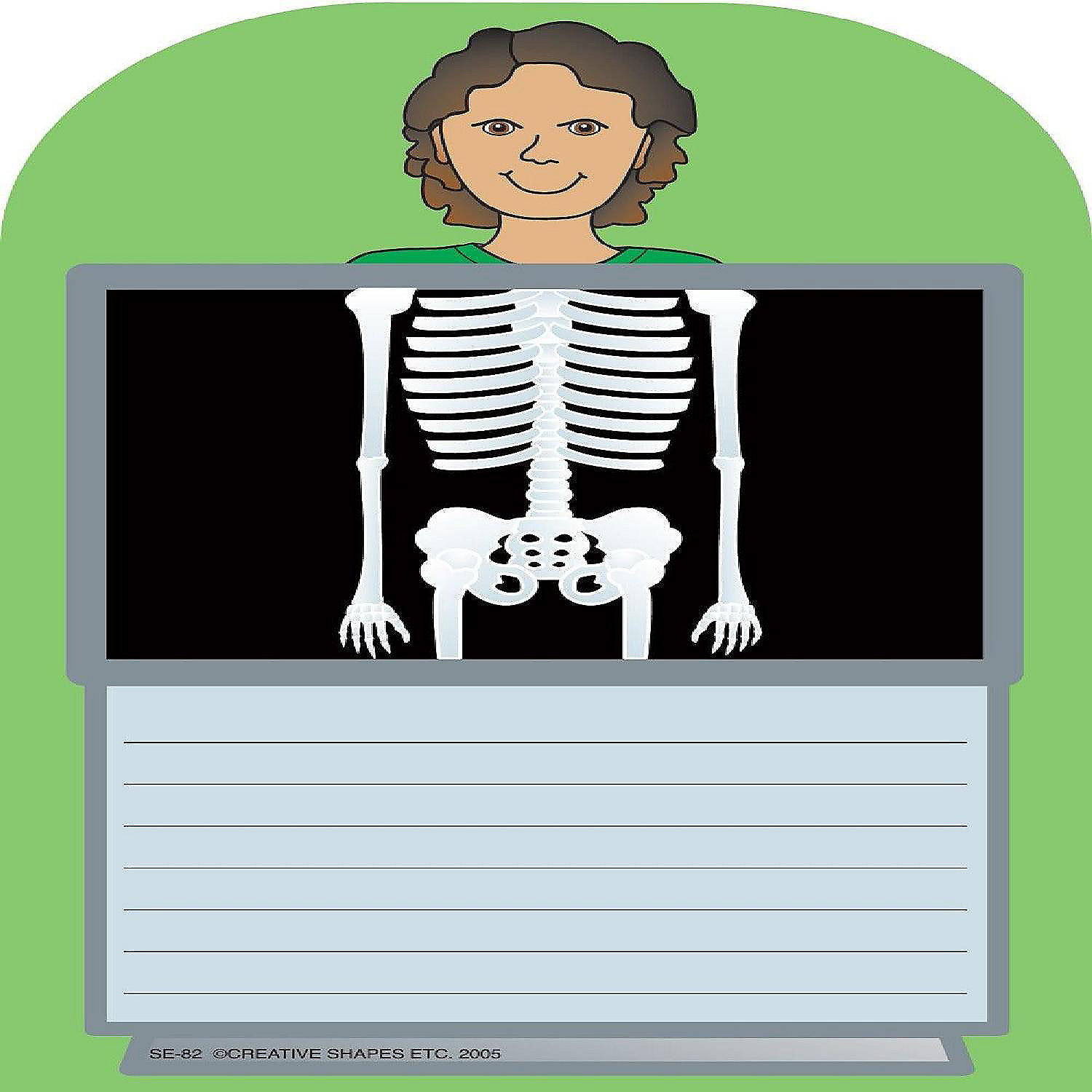 Creative Shapes Etc. Large Notepad Xray Oriental Trading