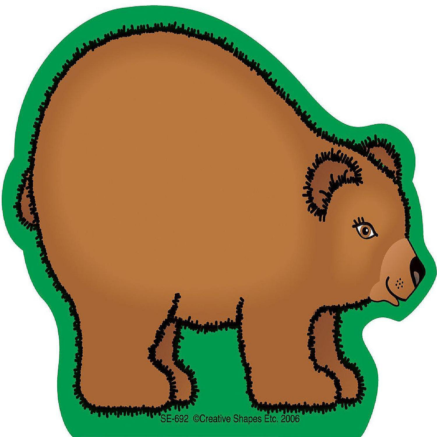 Creative Shapes Etc. Mini Notepad Bear/wild Oriental Trading