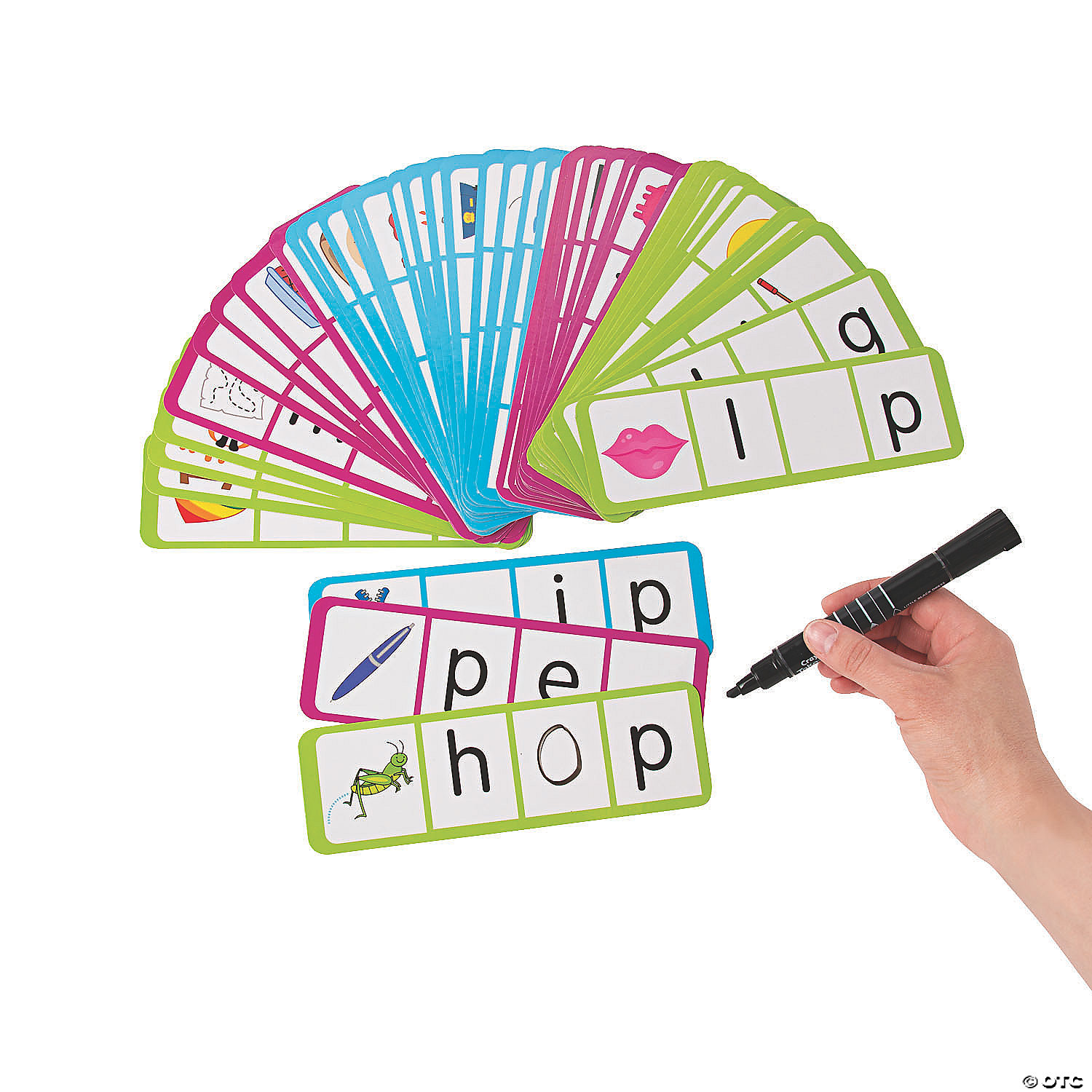 CVC Dry Erase Card Set 48 Pc. Oriental Trading