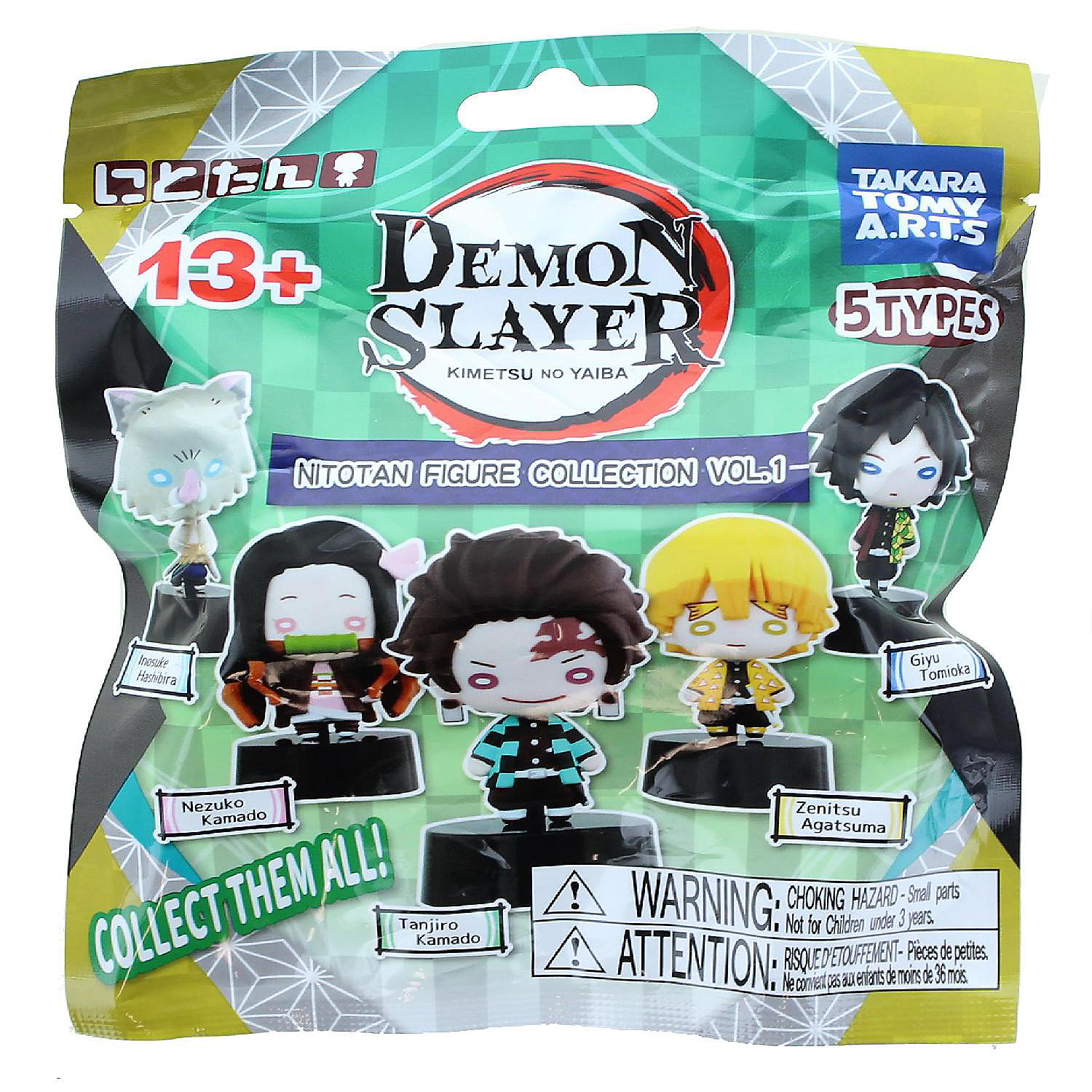 Demon Slayer Nitotan Mini Figure Mystery Pack One Random | Oriental Trading