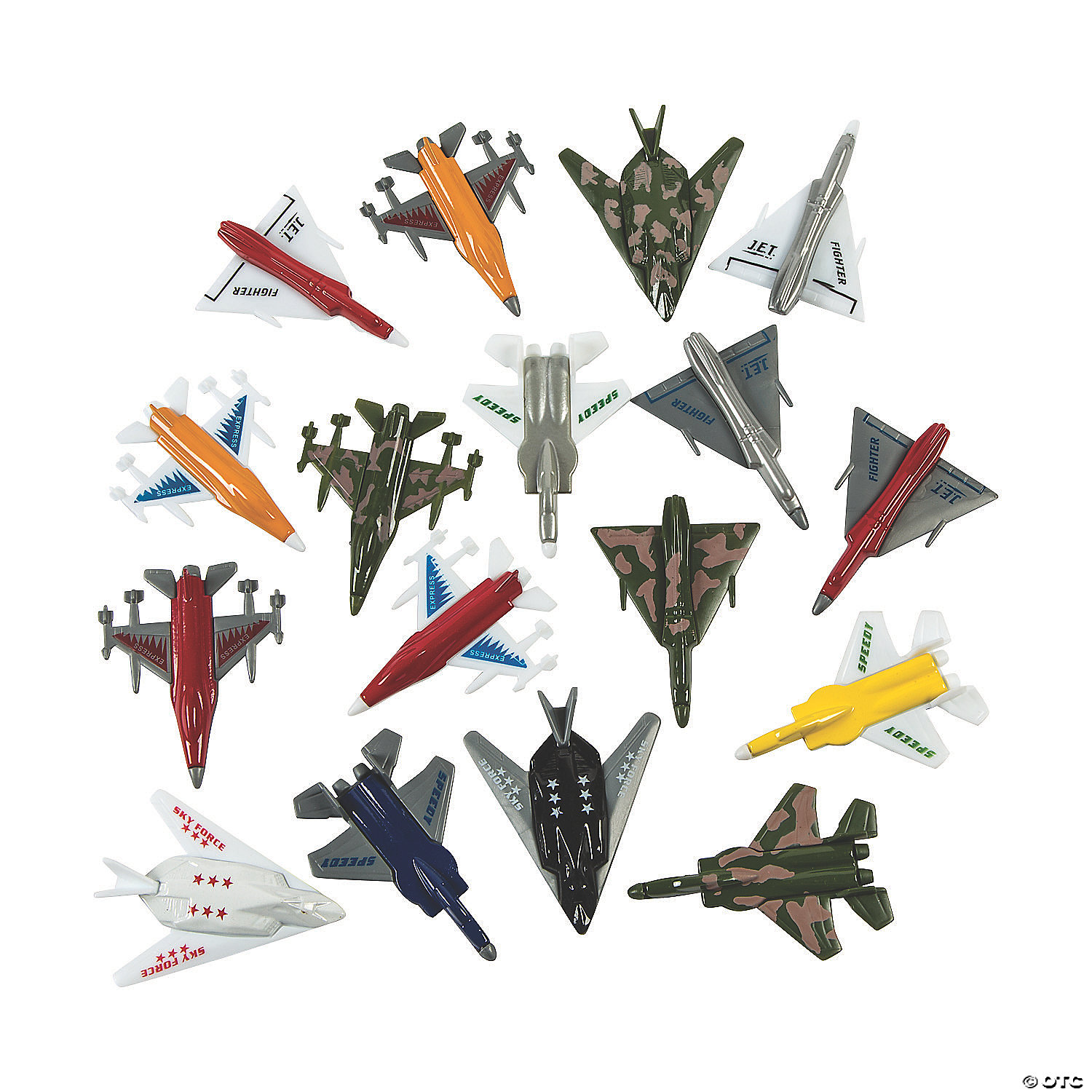 Metal Die cast Toy Airplane Set Of 12 Military Planes And Jets