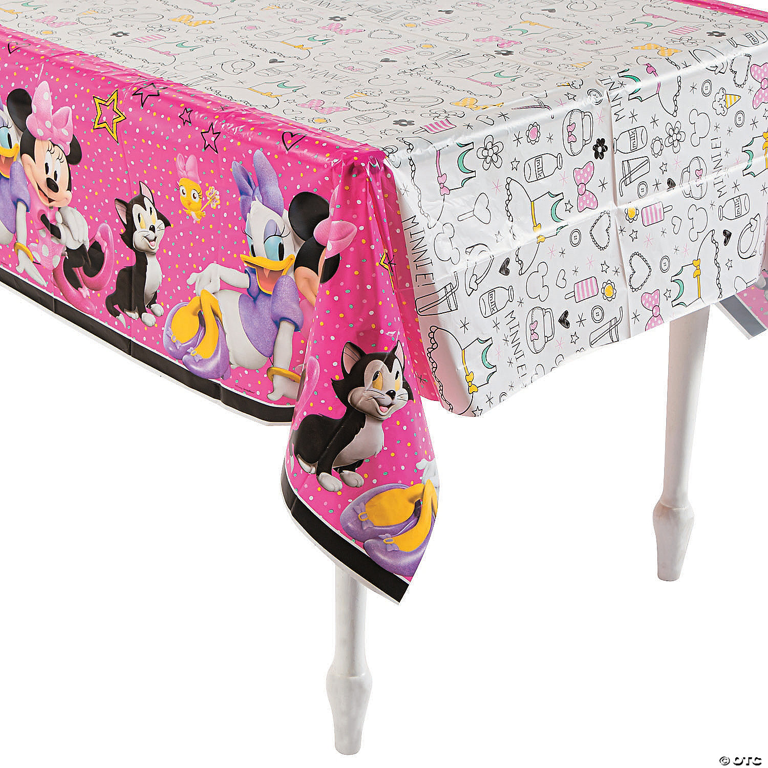 Disney® Minnie's Happy Helpers Plastic Tablecloth | Oriental Trading