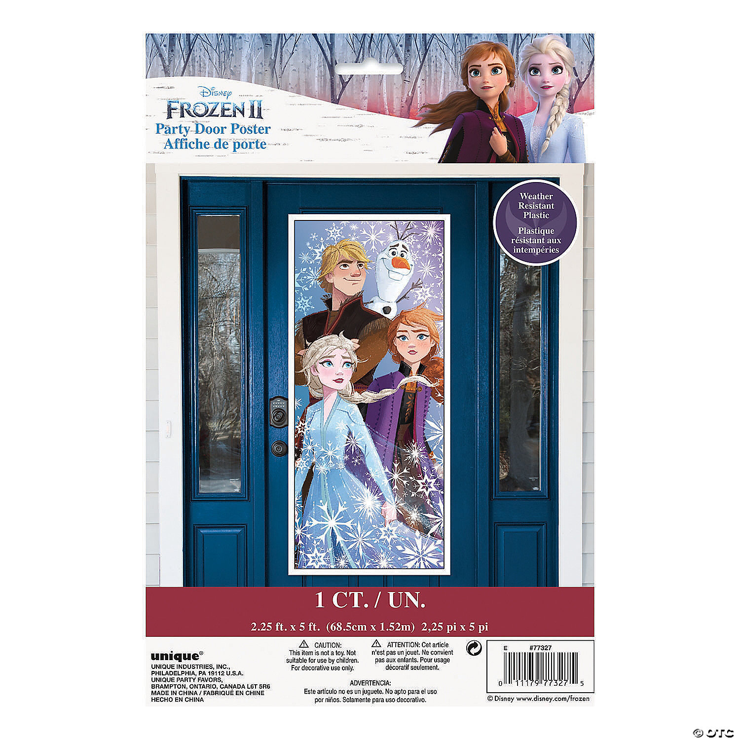 Frozen Olaf Design** **Brand New Official Disney Door Name Plate 