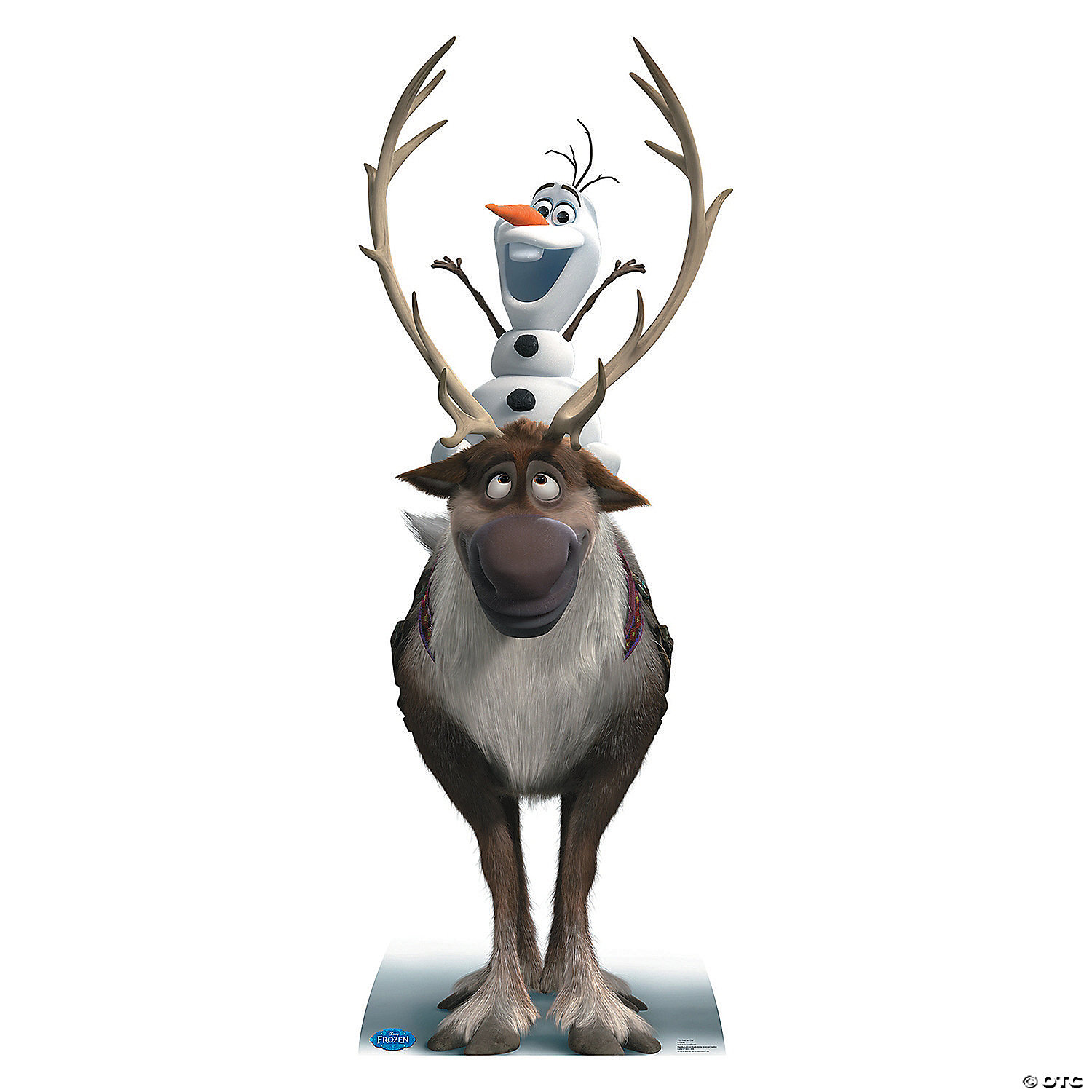 Disney's Frozen Sven Olaf Cardboard Stand-Up Oriental Trading