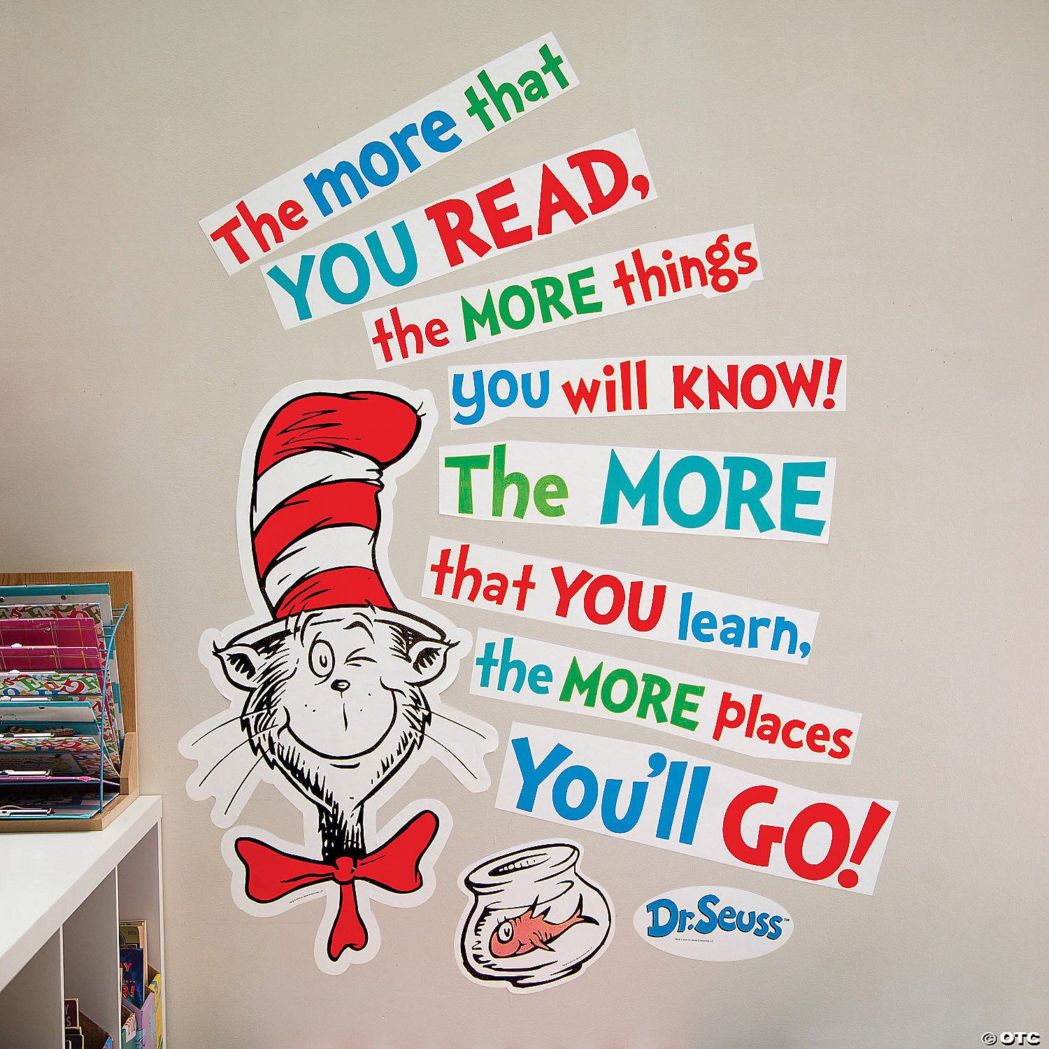 Dr. Seuss™ Reading Wall Clings - 11 Pc. | Oriental Trading